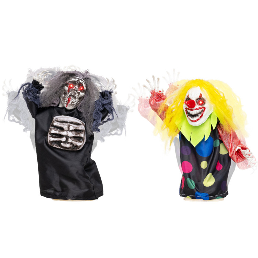 Halloween Clown and Reaper Tabletop Decor