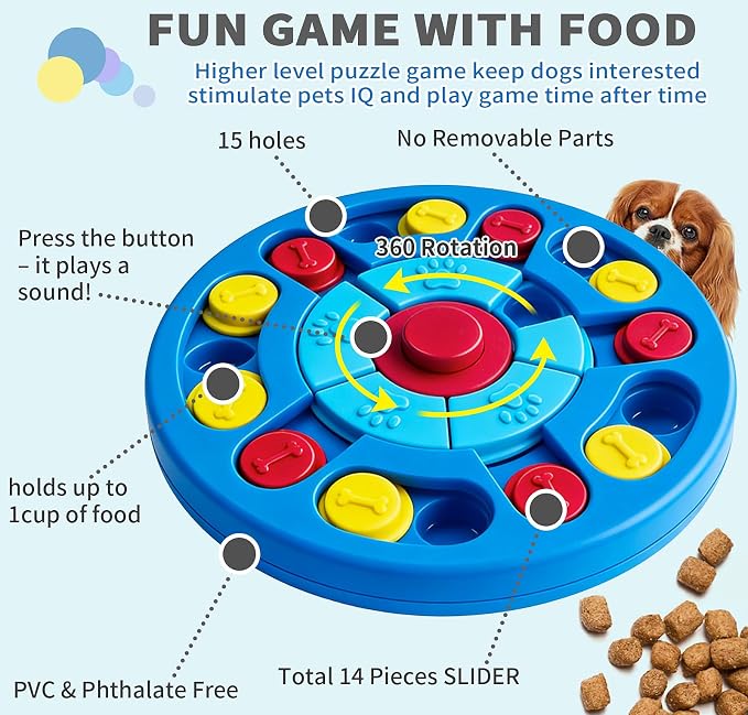 Interactive Dog Puzzle & Treat Dispenser image 4