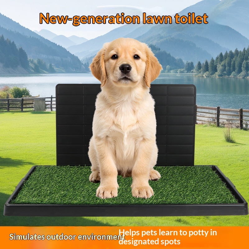Extra-large Three-tier Artificial Grass Dog Potty Tray image 4