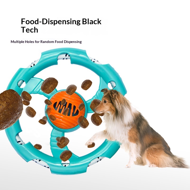 Treat-Dispensing Squeaky Frisbee Dog Toy image 7