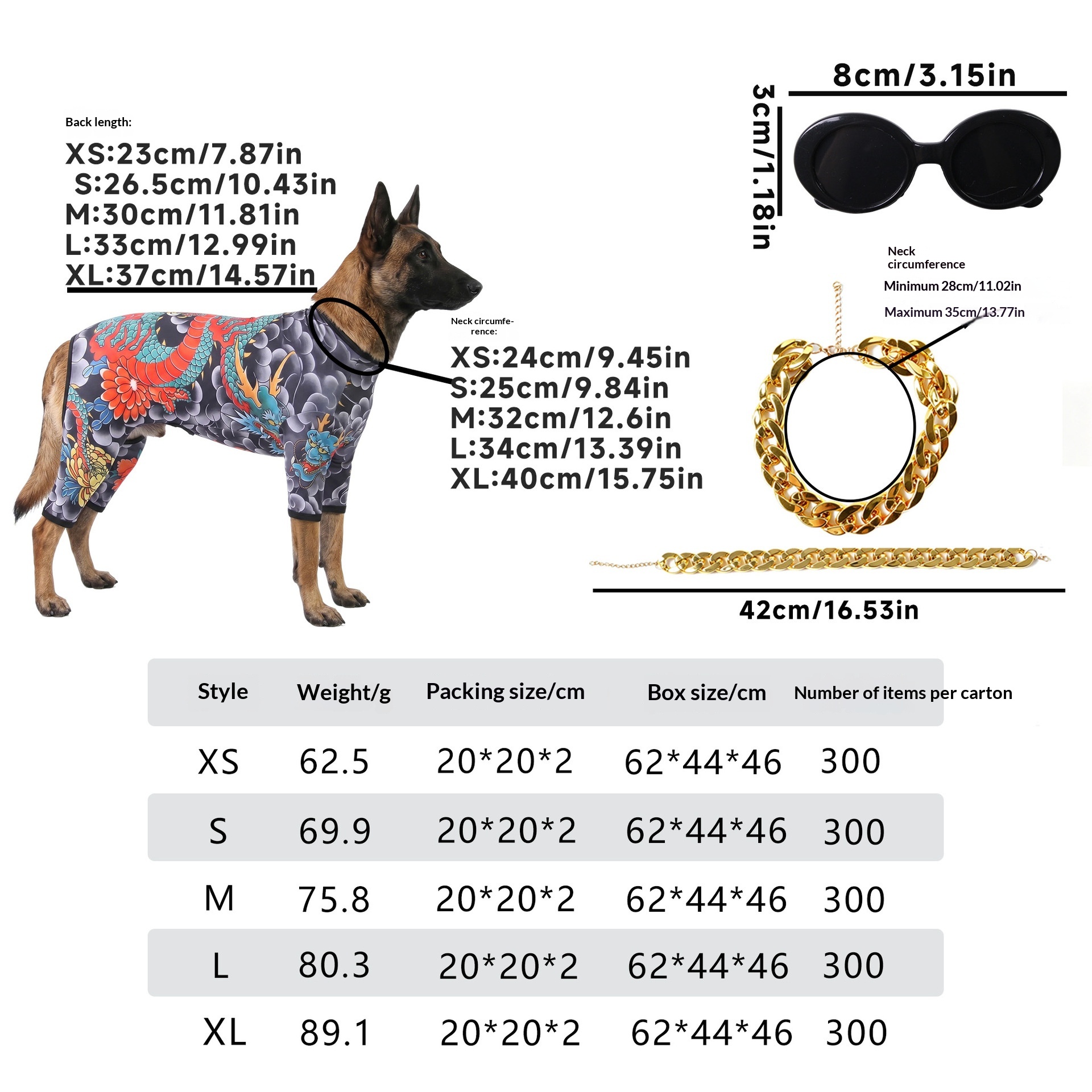 Pet Tattoo Four-Legged Apparel Dog Clothing image 8