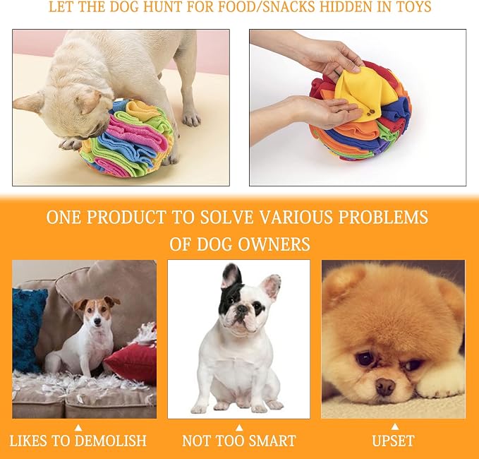 Plush Snuffle Ball Dog Puzzle Toy image 6