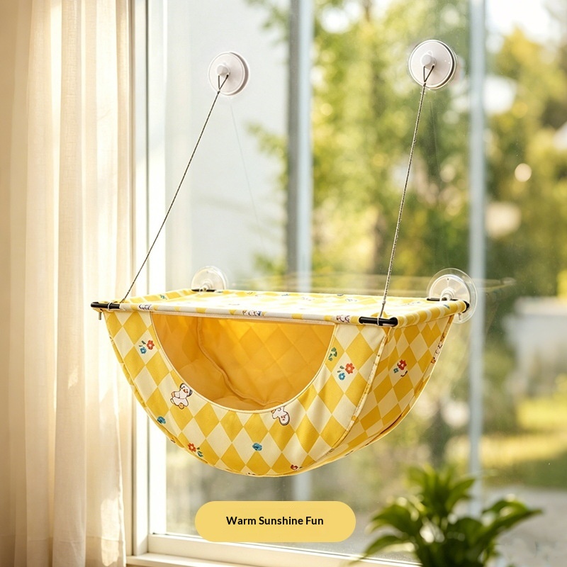 Cat Hammock Window-Hanging Strong Suction-Cup Cat Bed