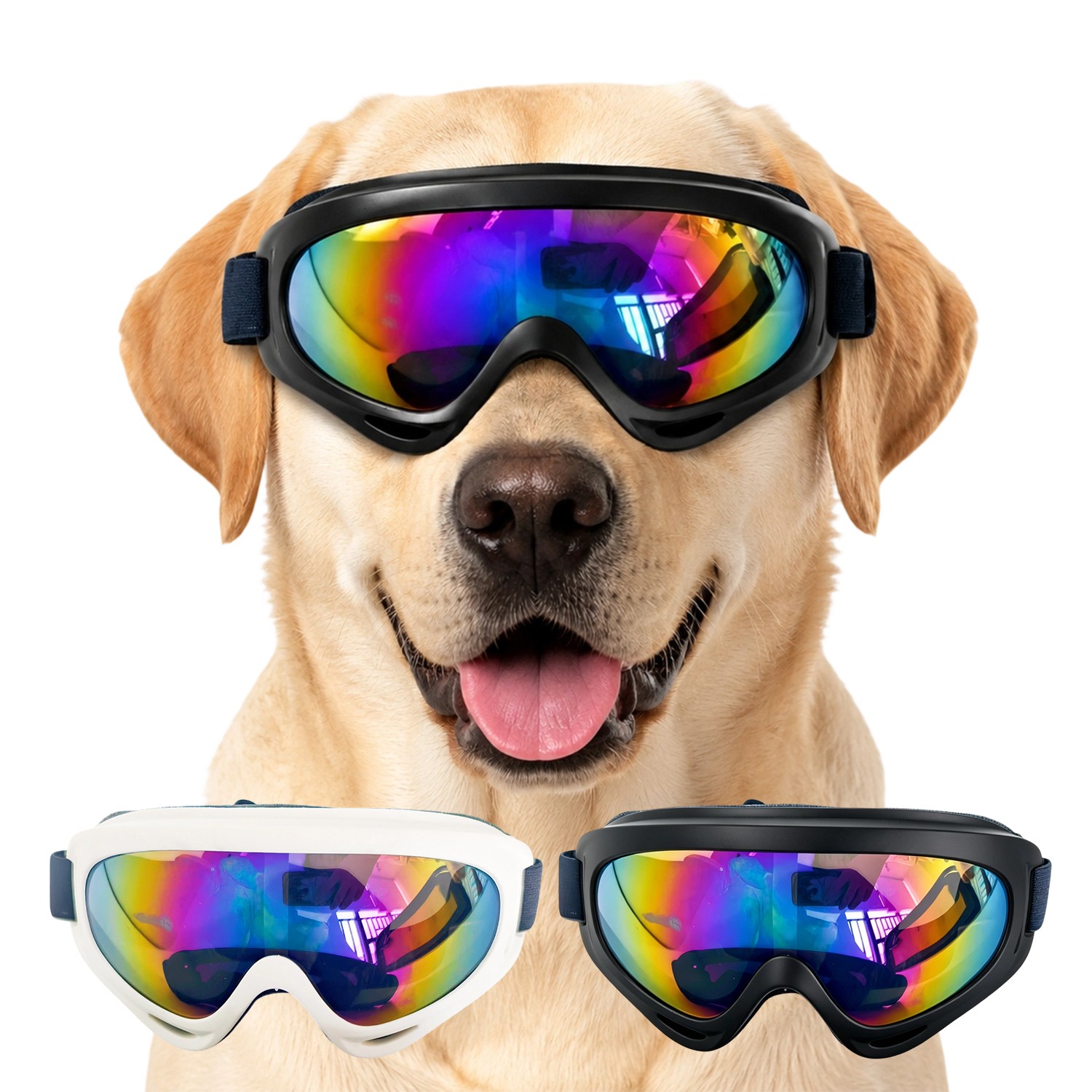 Dog Sunglasses Pet Goggles For Small Dogs Anti-Uv Glasses Eye Protect Windproof