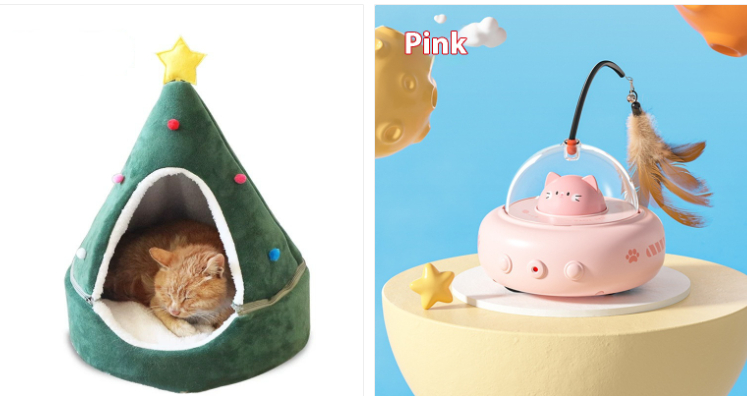 Smart Electric UFO Cat Teaser Toy image 3