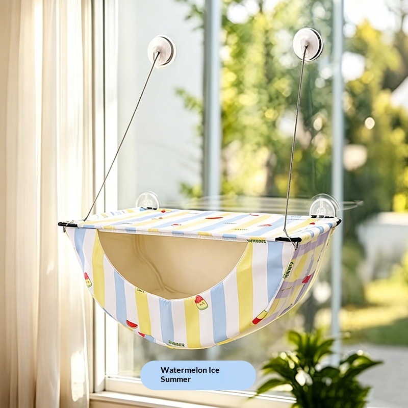 Cat Hammock Window-Hanging Strong Suction-Cup Cat Bed image 9