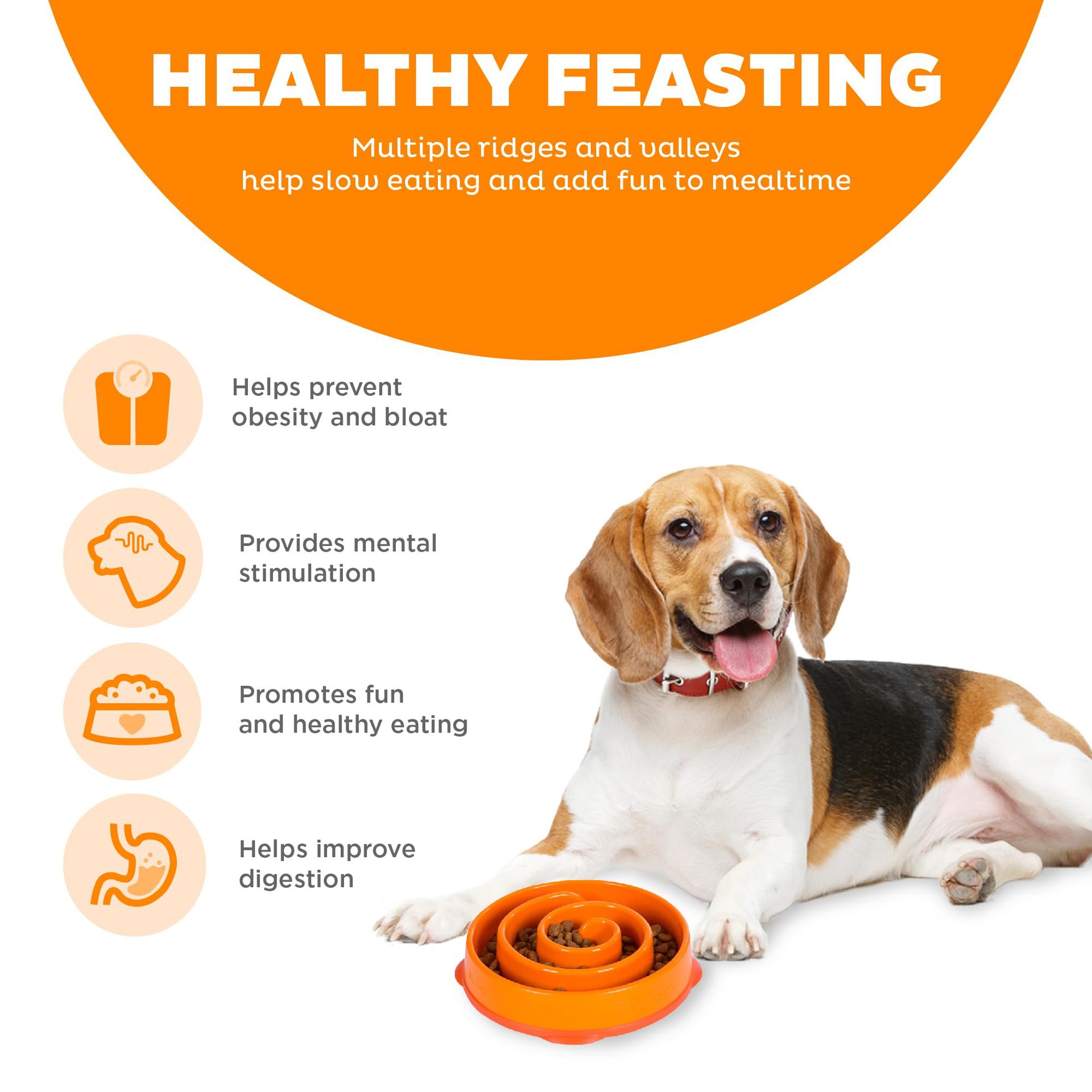 Household Dog Puzzle Anti-choking Slow-feeding Bowl image 8