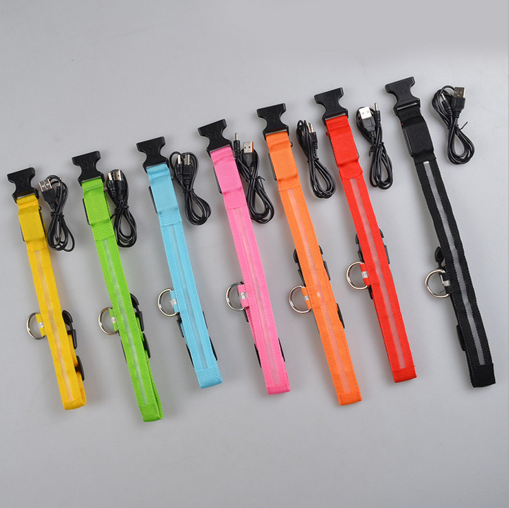 LED Nylon Luminous Safety Dog Collar image 6