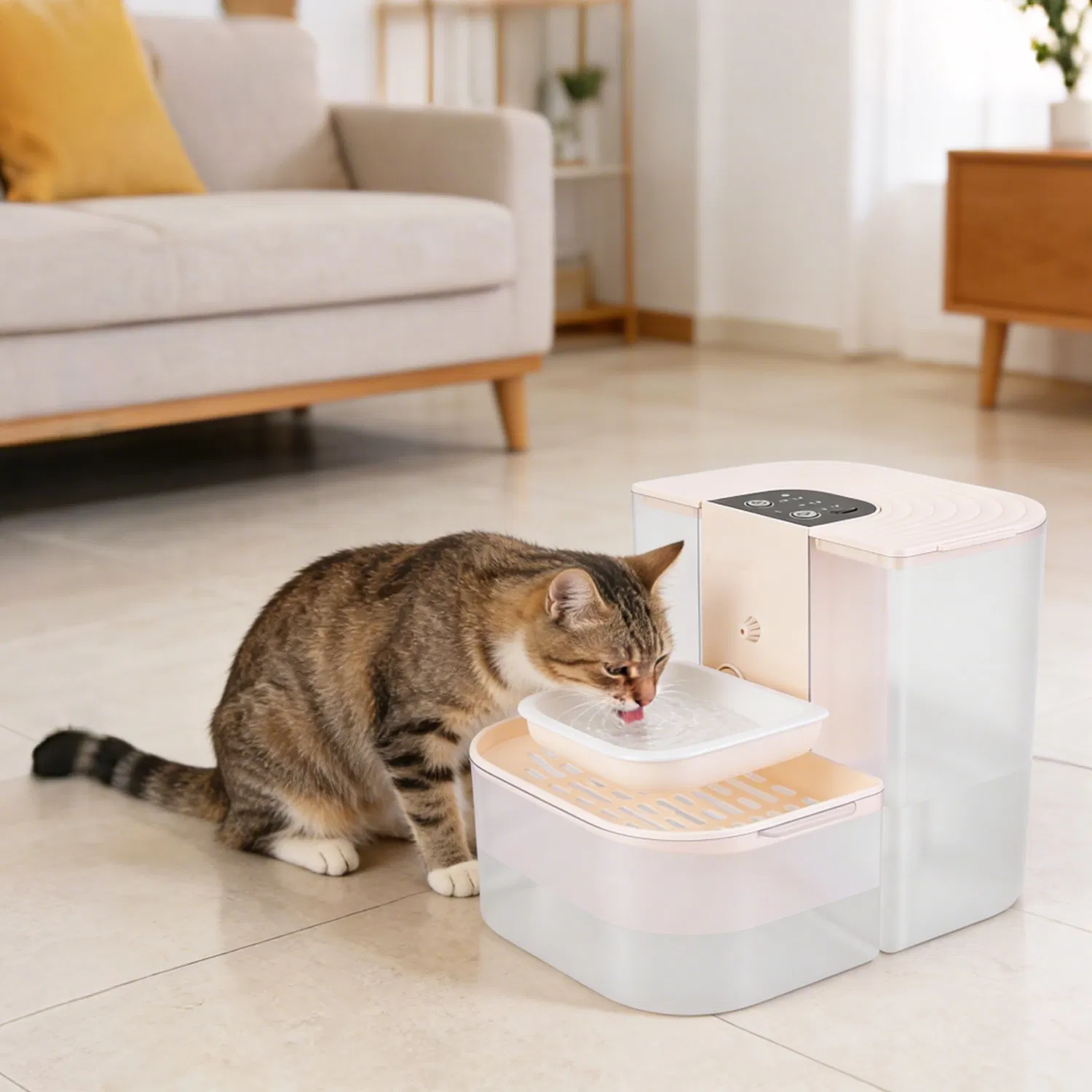 Cordless Dual Tank Pet Water Fountain image 6