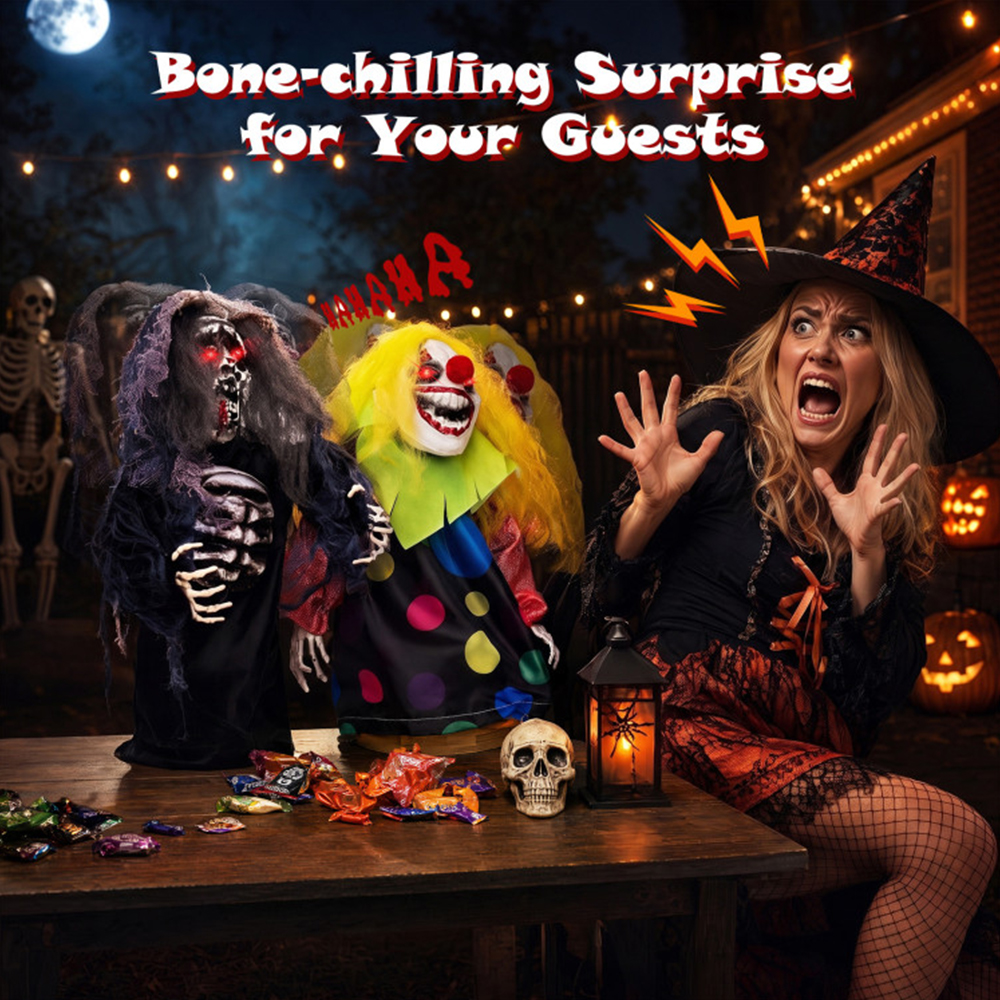 Halloween Clown and Reaper Tabletop Decor image 10