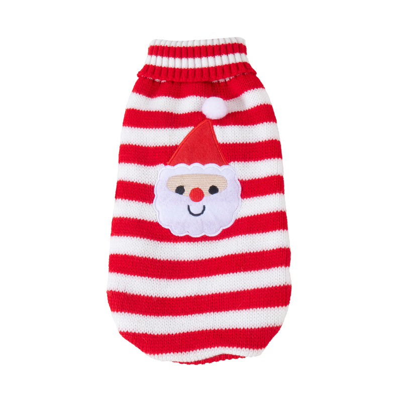 Santa Knitted Dog Sweater image 5