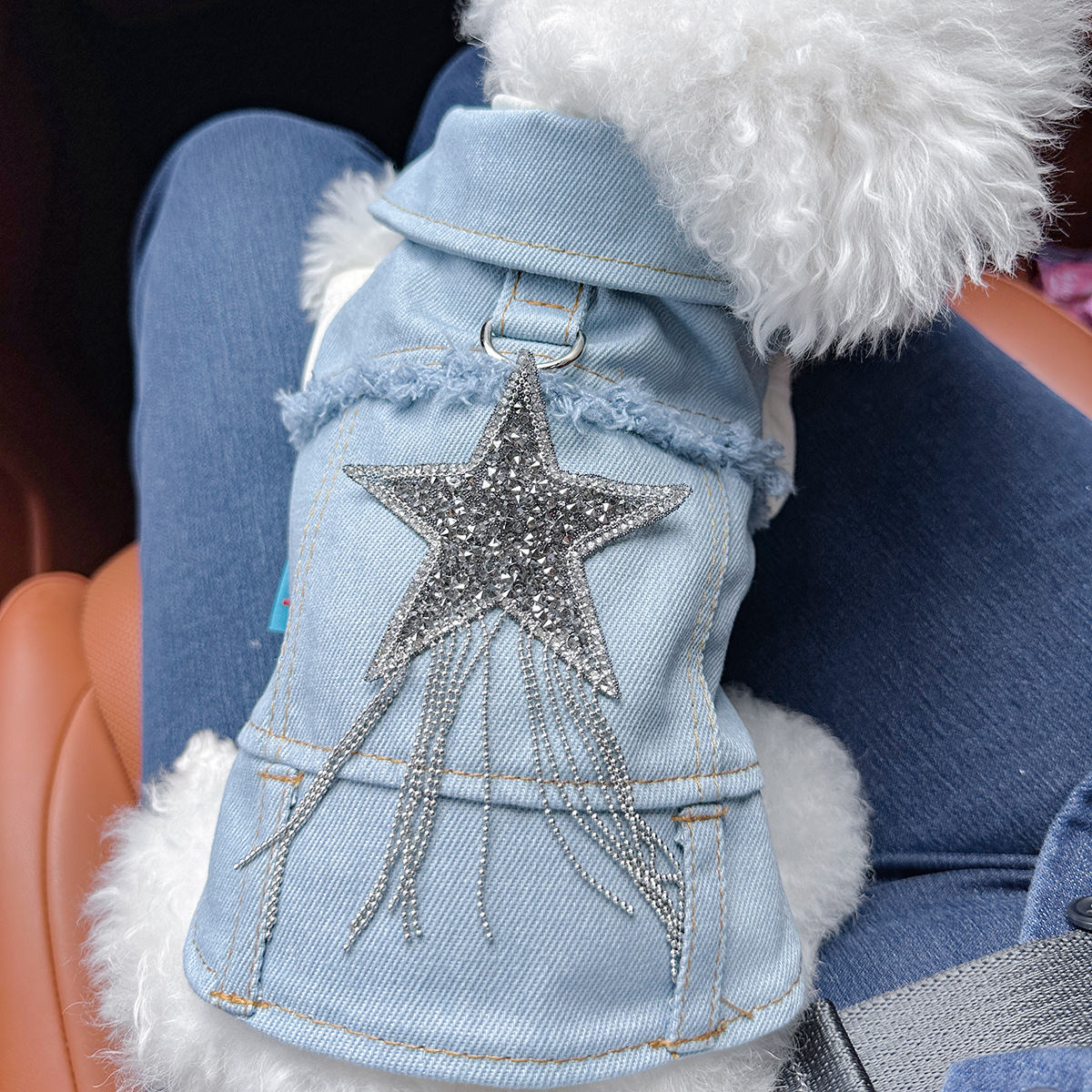 Dog And Cat Clothes Stylish Denim Outfits For Pets image 9
