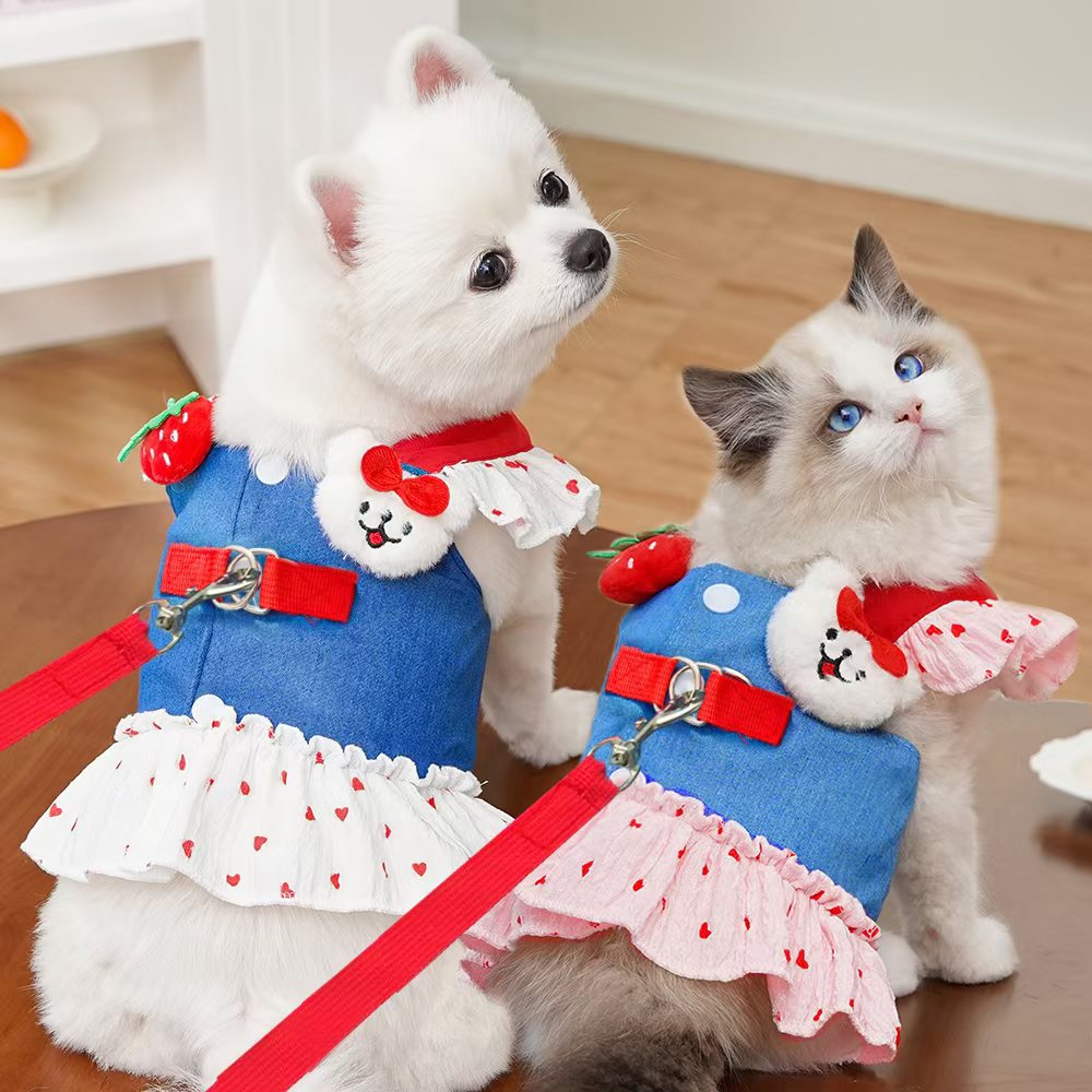 Harness Pet Dog And Cat Clothing image 5