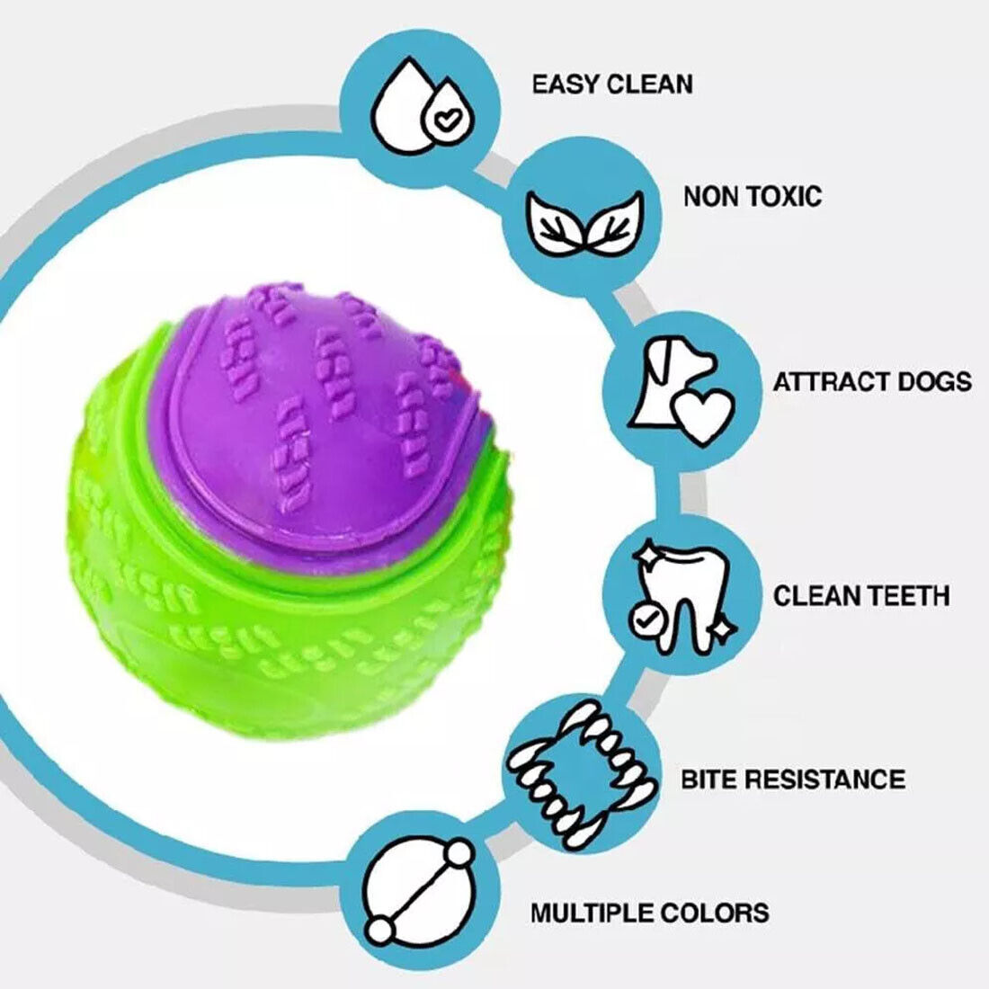 Scooby-Doo Squeaky Dog Ball Set image 7