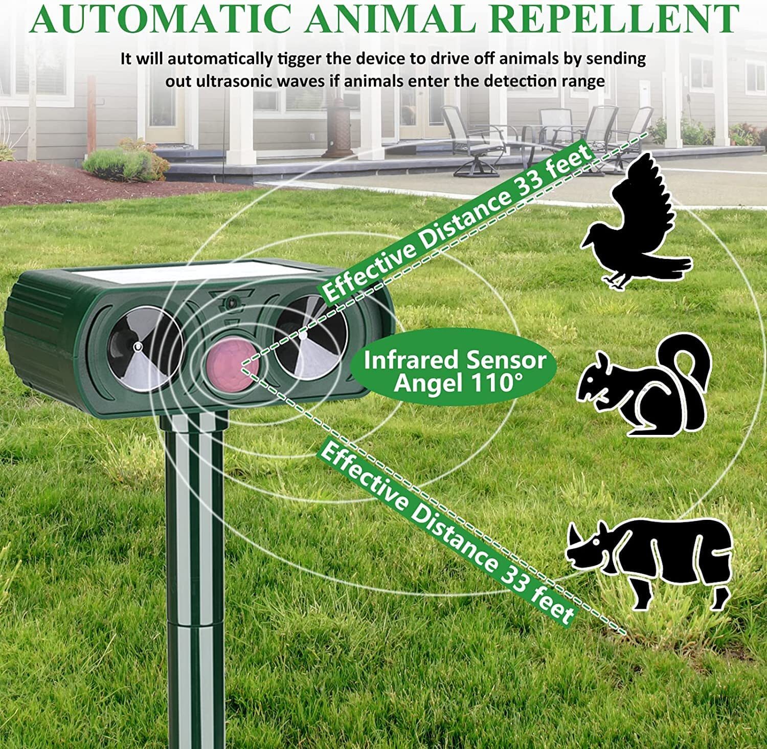 Solar Ultrasonic Animal Repellent image 11