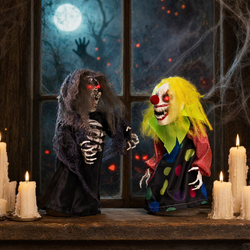 Halloween Clown and Reaper Tabletop Decor image 3