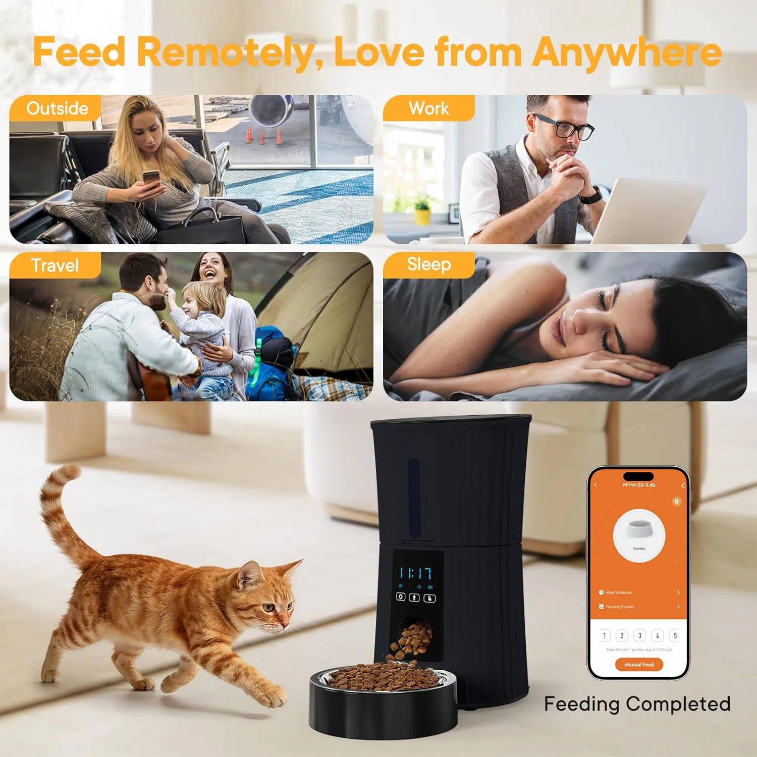 Smart WiFi 4L Pet Feeder image 3