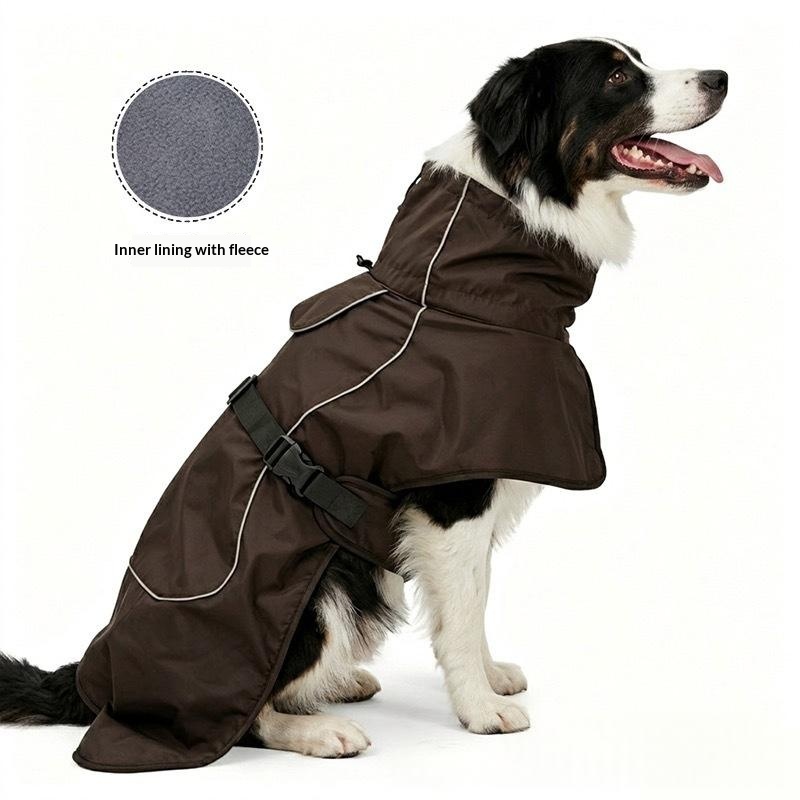 Pet Dog Clothing Winter Fleece-lined Warm Windbreaker image 7
