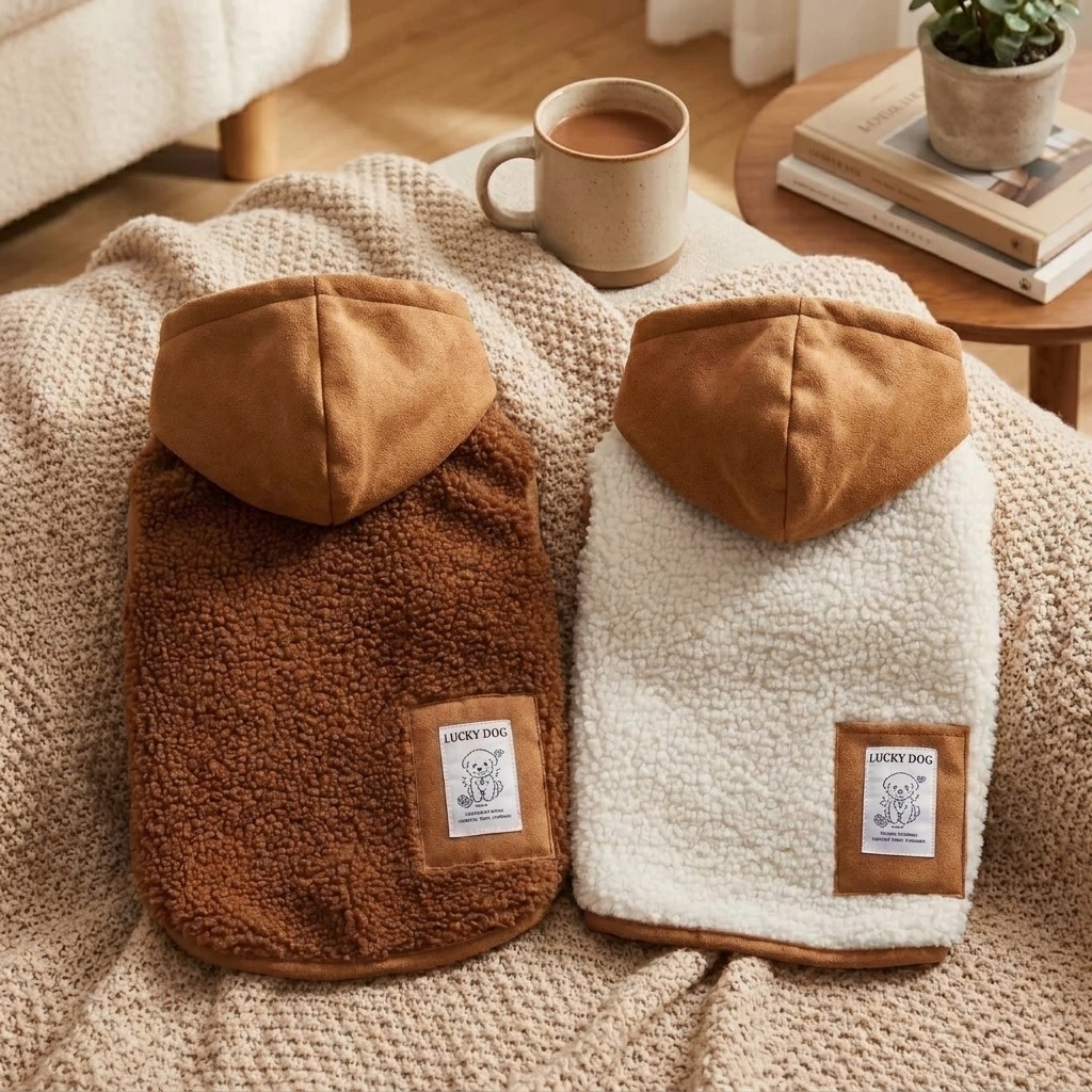 Detachable Hooded Warm Dog Vest image 2