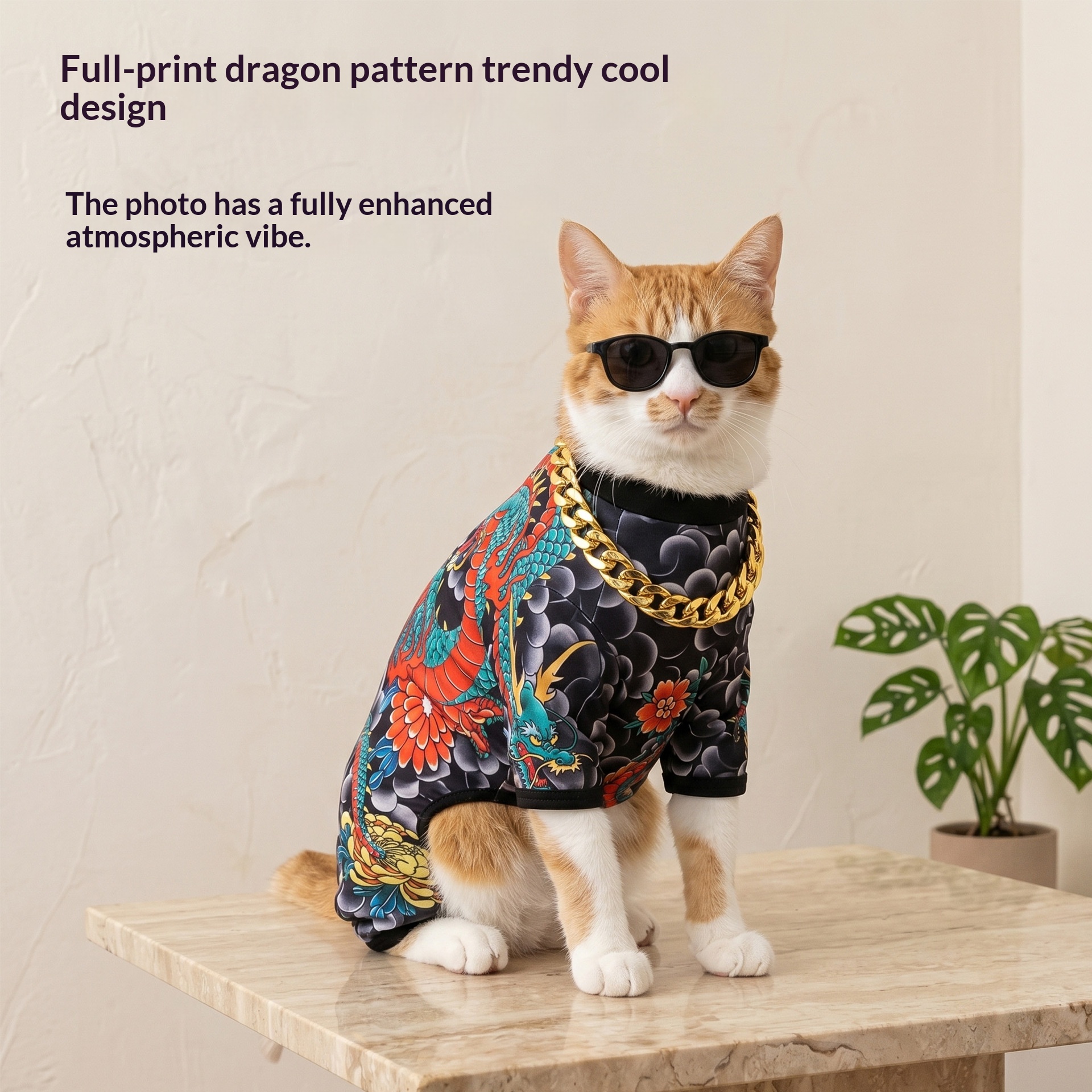 Pet Tattoo Four-Legged Apparel Dog Clothing image 7