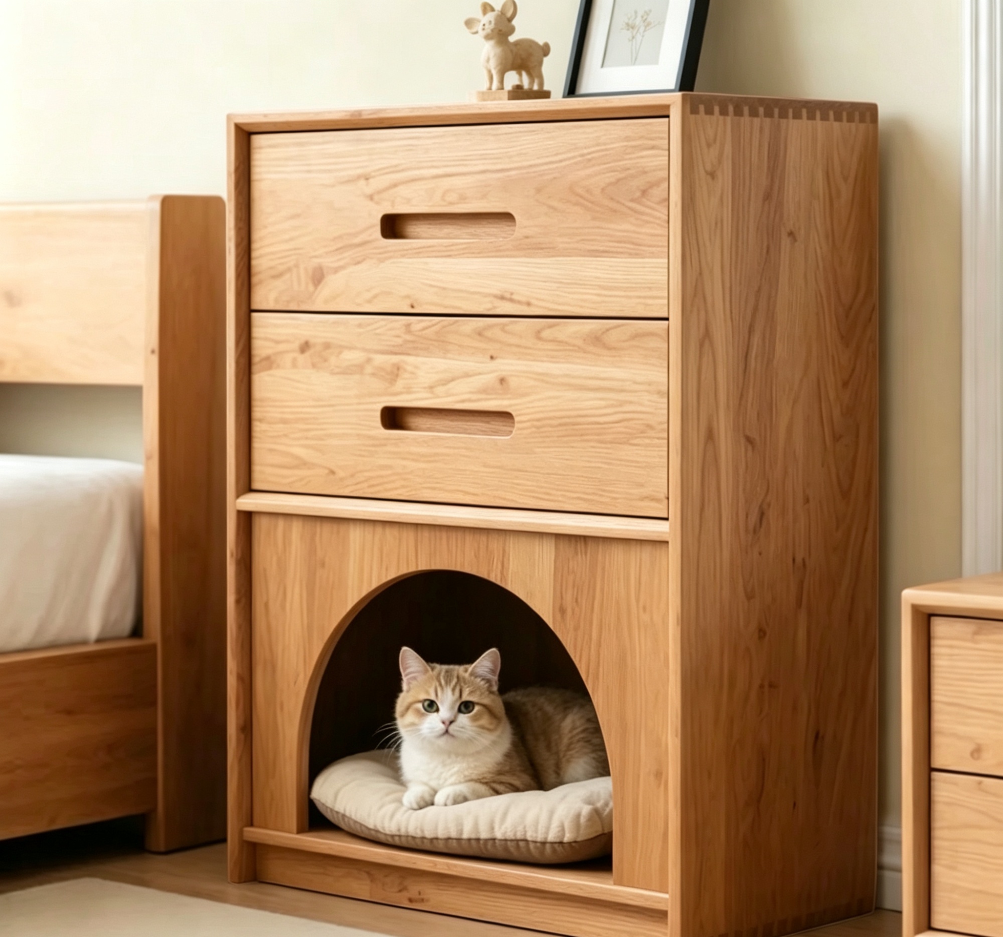 Integrated Cat Bed With Bedside Table image 5