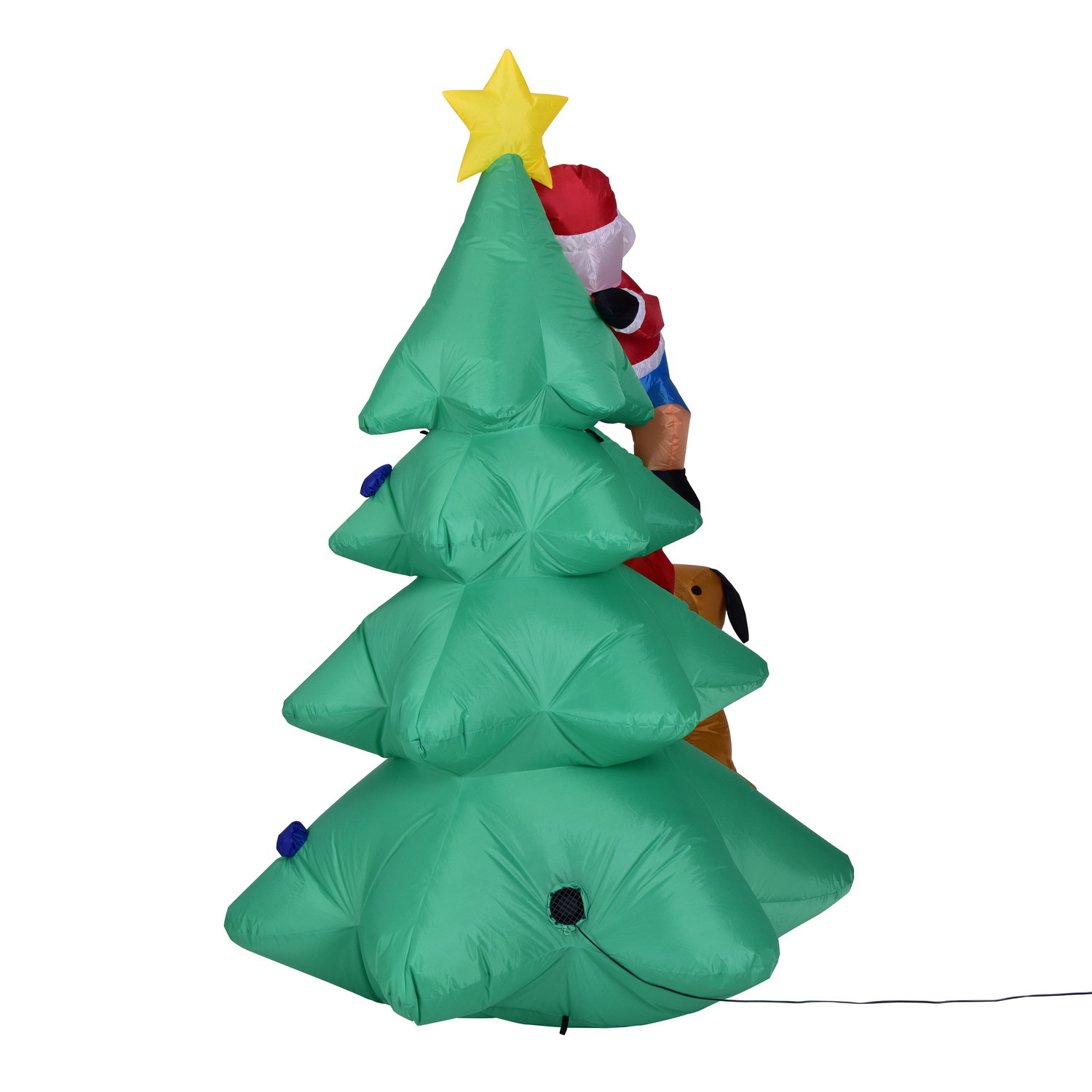 PlusPet Christmas Inflatable Dog and Tree