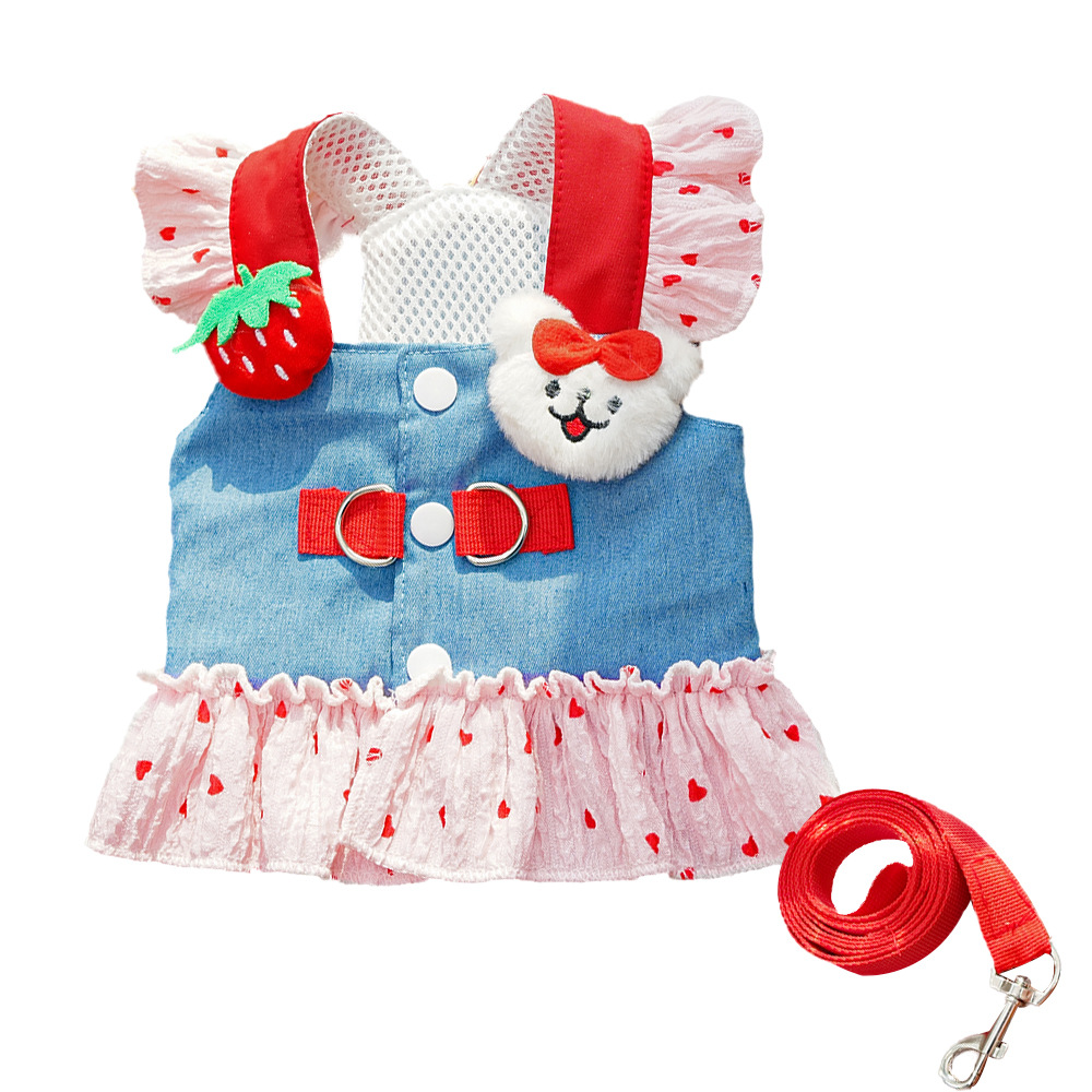 Harness Pet Dog And Cat Clothing image 3