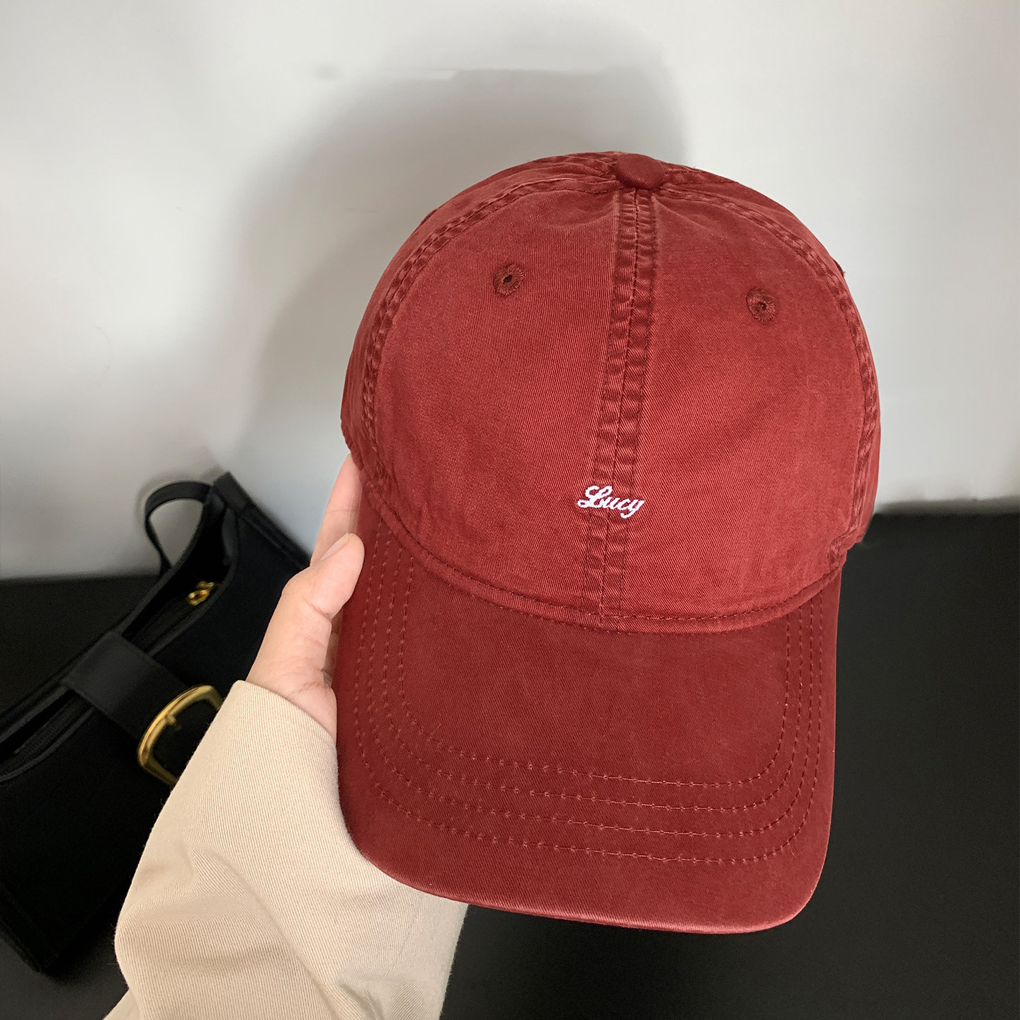 Water-washed Distressed Baseball Cap For Women image 2