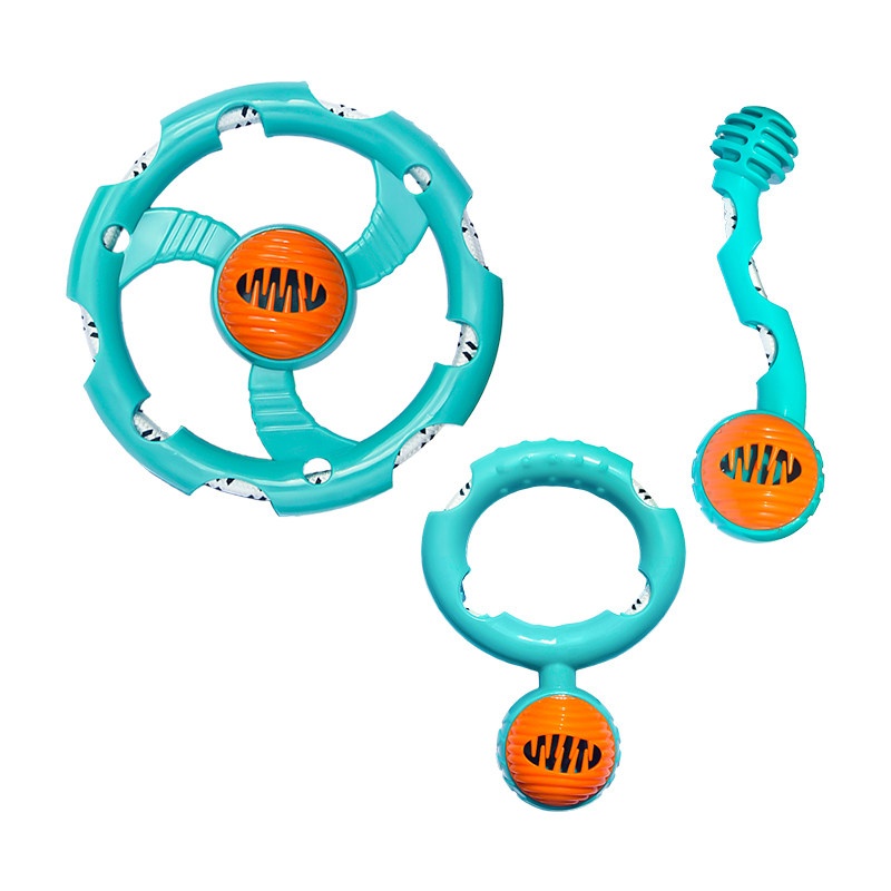 Treat-Dispensing Squeaky Frisbee Dog Toy image 2