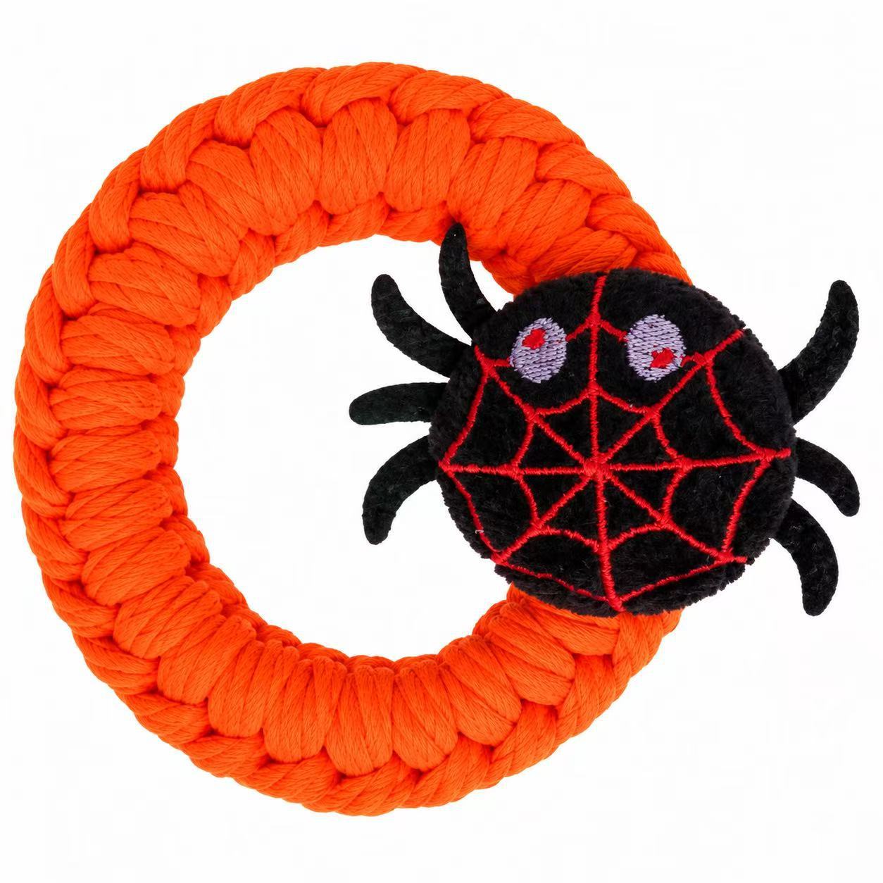 Halloween Spider Plush Tug Dog Toy image 2