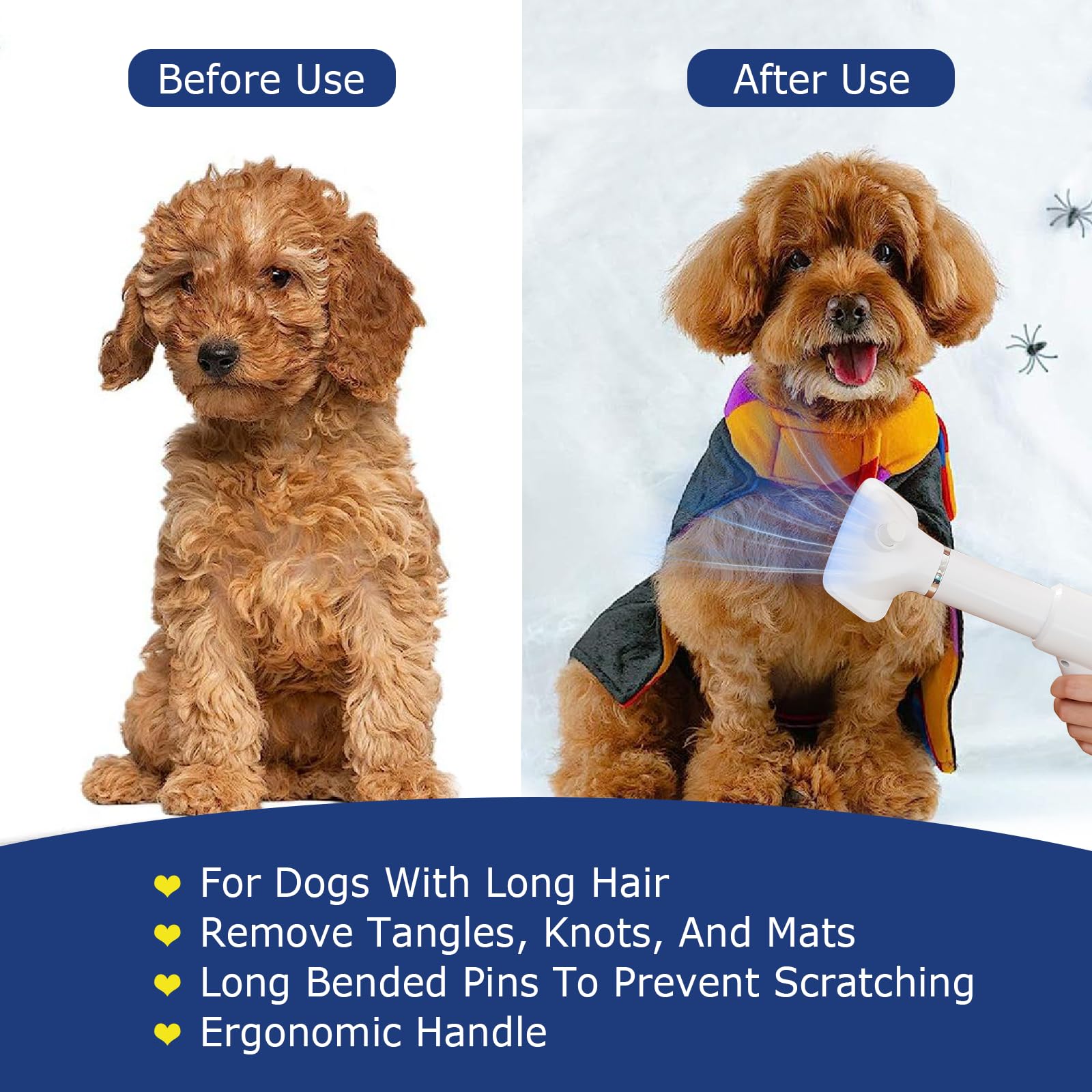 Portable Dog Hair Dryer Brush