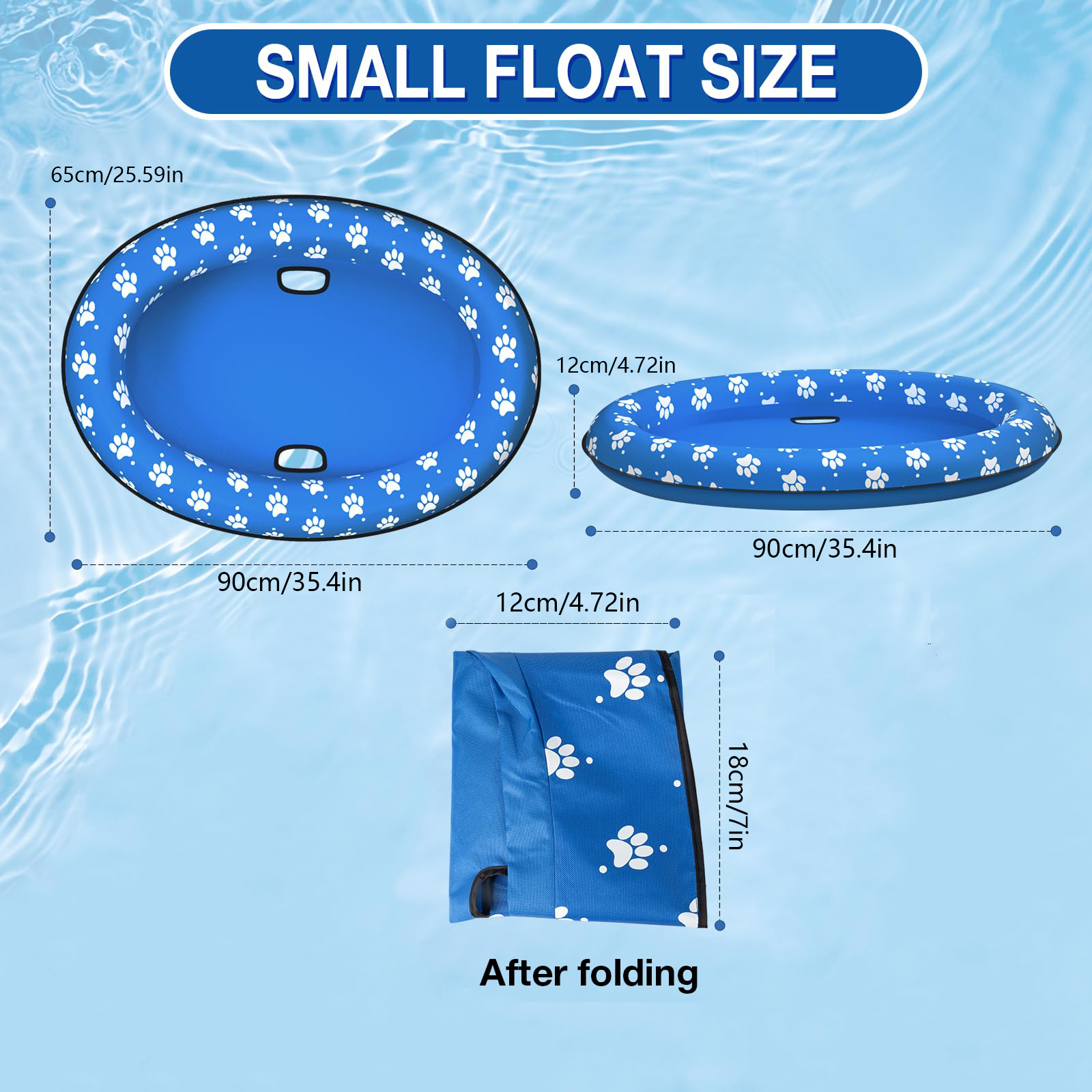 Pet Soft Dog Float Raft - Inflatable Dog Swimming Float For Summer image 3