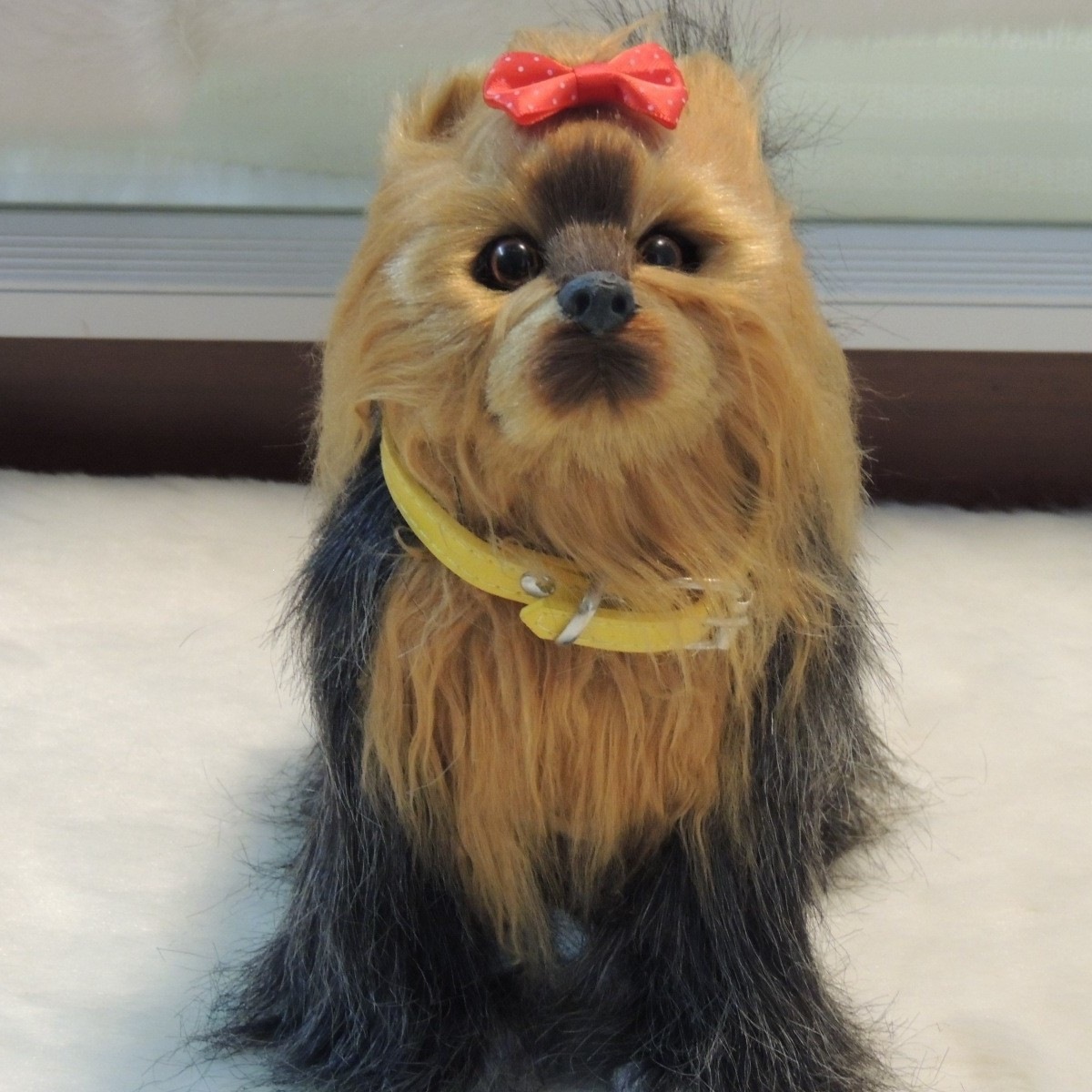 Household Desktop Decorative Ornament Lifelike Plush Pet Toy image 2