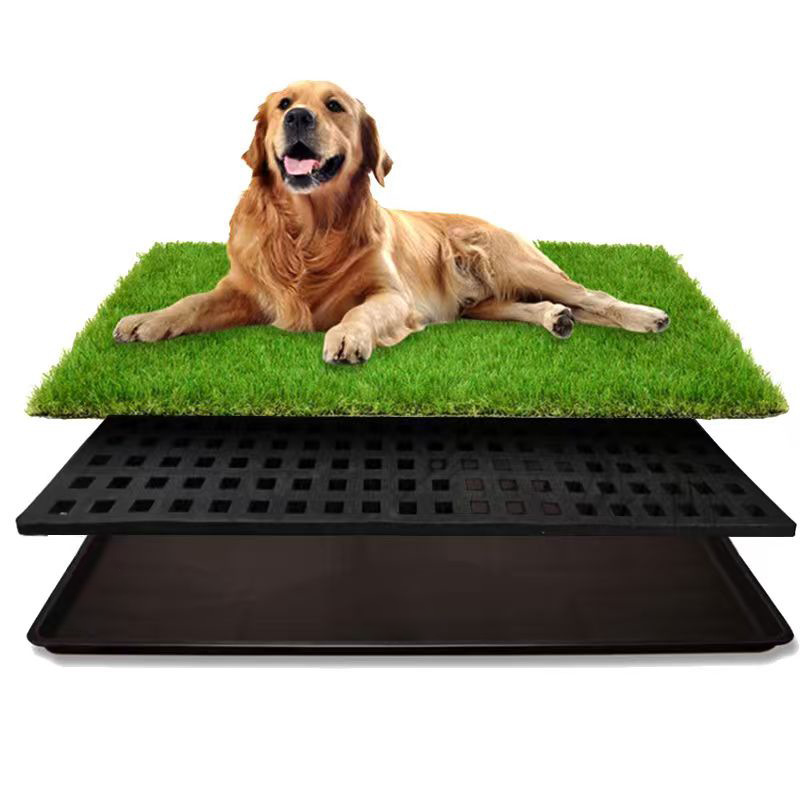 Portable Dog Grass Pad with Tray image 6