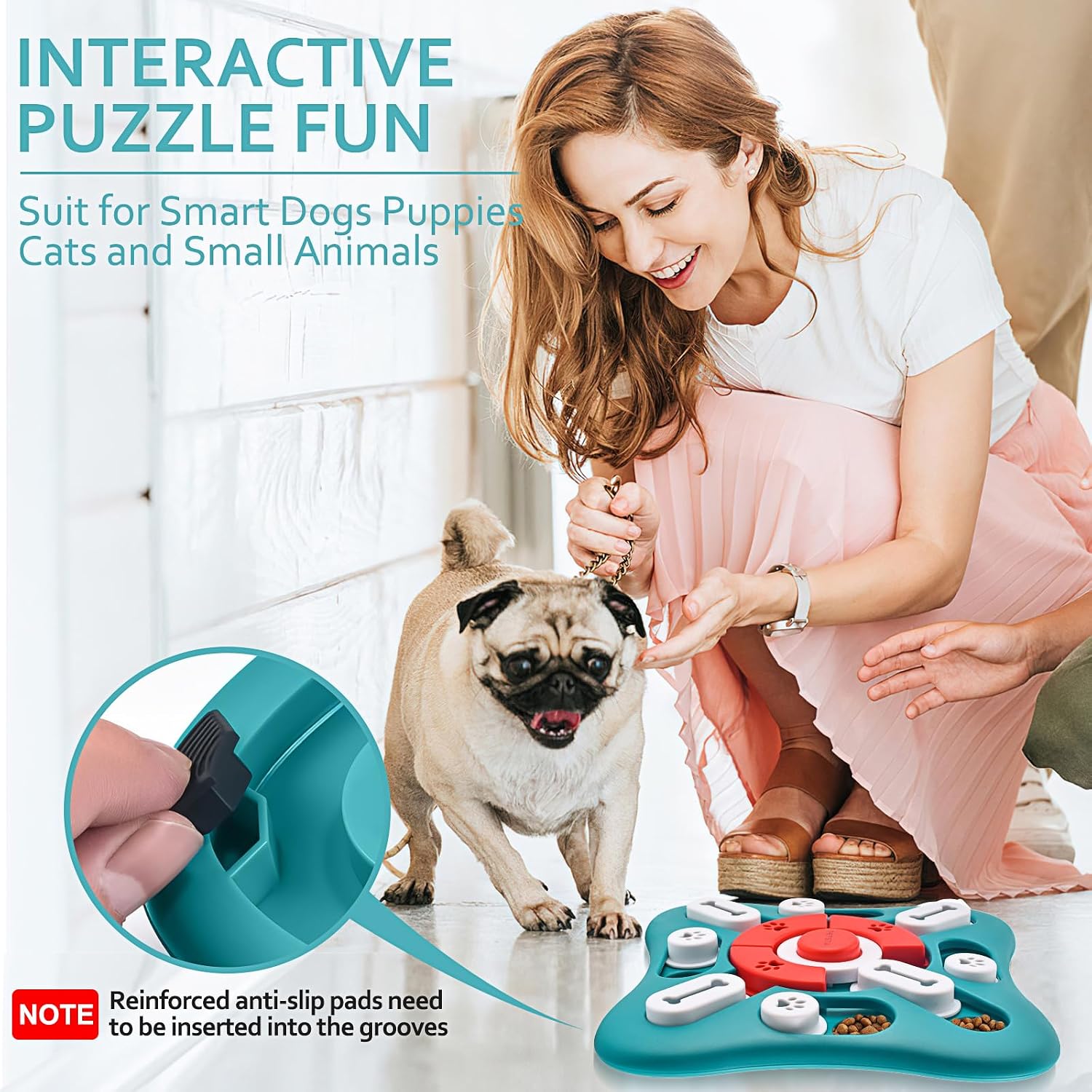Interactive Dog Puzzle Treat Dispenser image 3