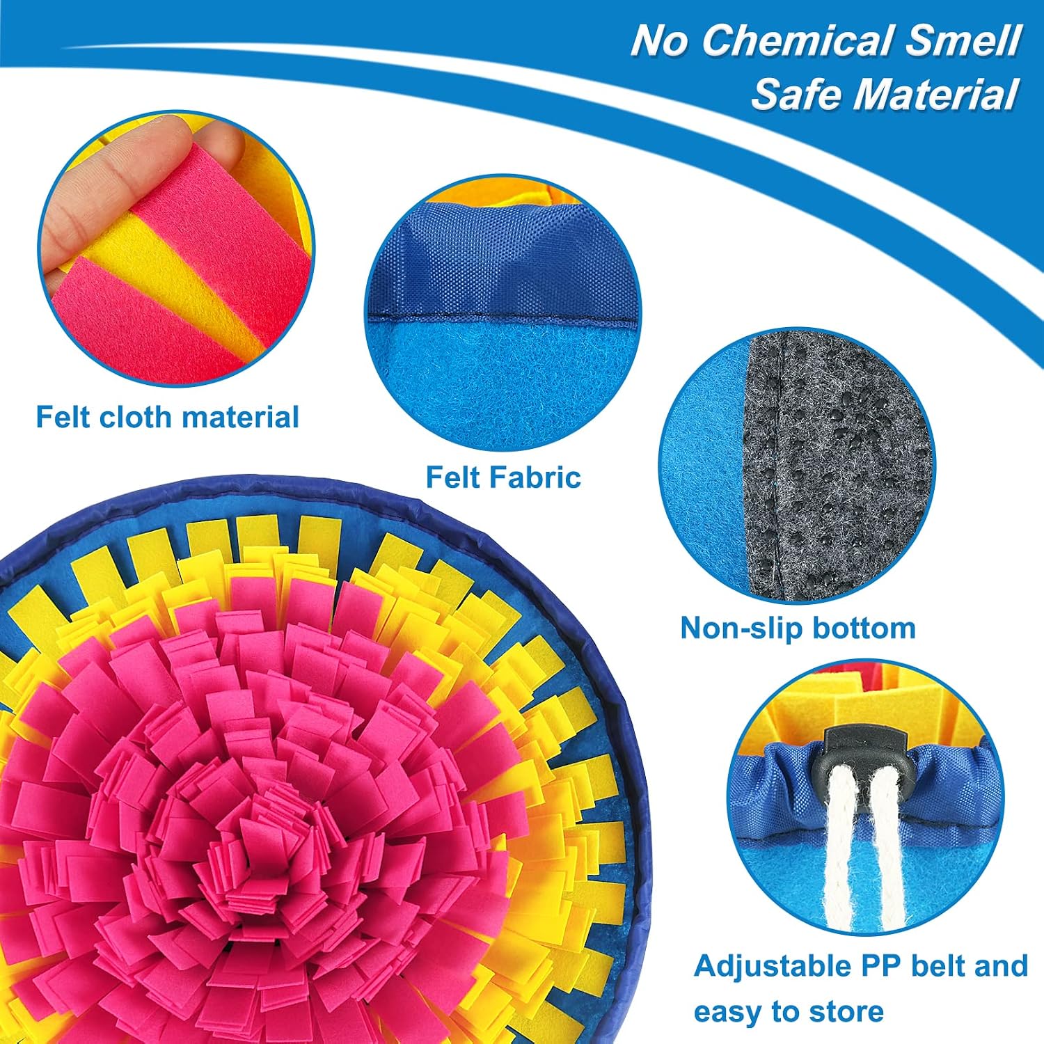 Adjustable Dog Snuffle Mat for Slow Eating image 6