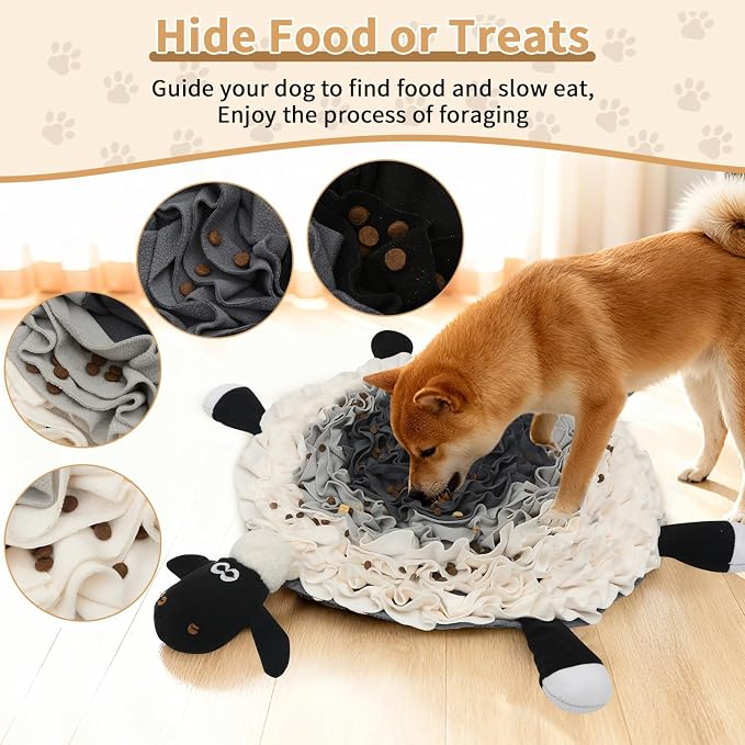 Interactive Dog Snuffle Mat and Treat Dispenser image 4