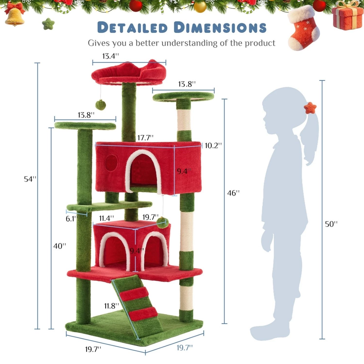 Multi-Level Cat Tree with Sisal Posts image 7