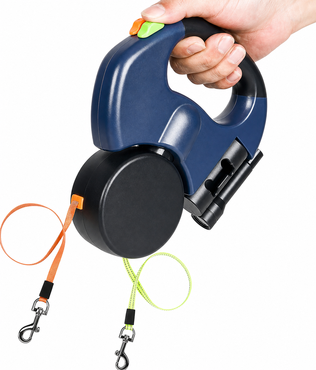 Dual Pet Leash Retractable Reflective Lead 360 Swivel Double Dog Walking Leash image 5