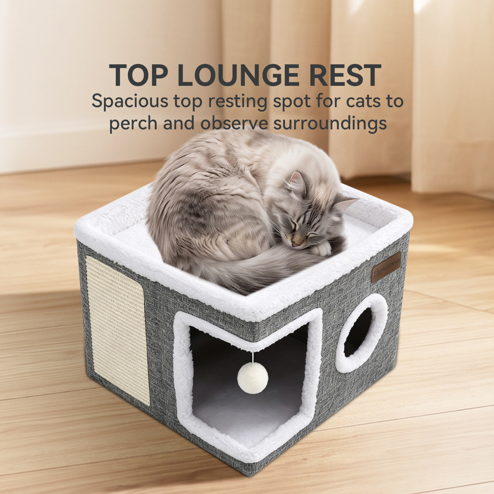 Side-opening Cat Bed image 3