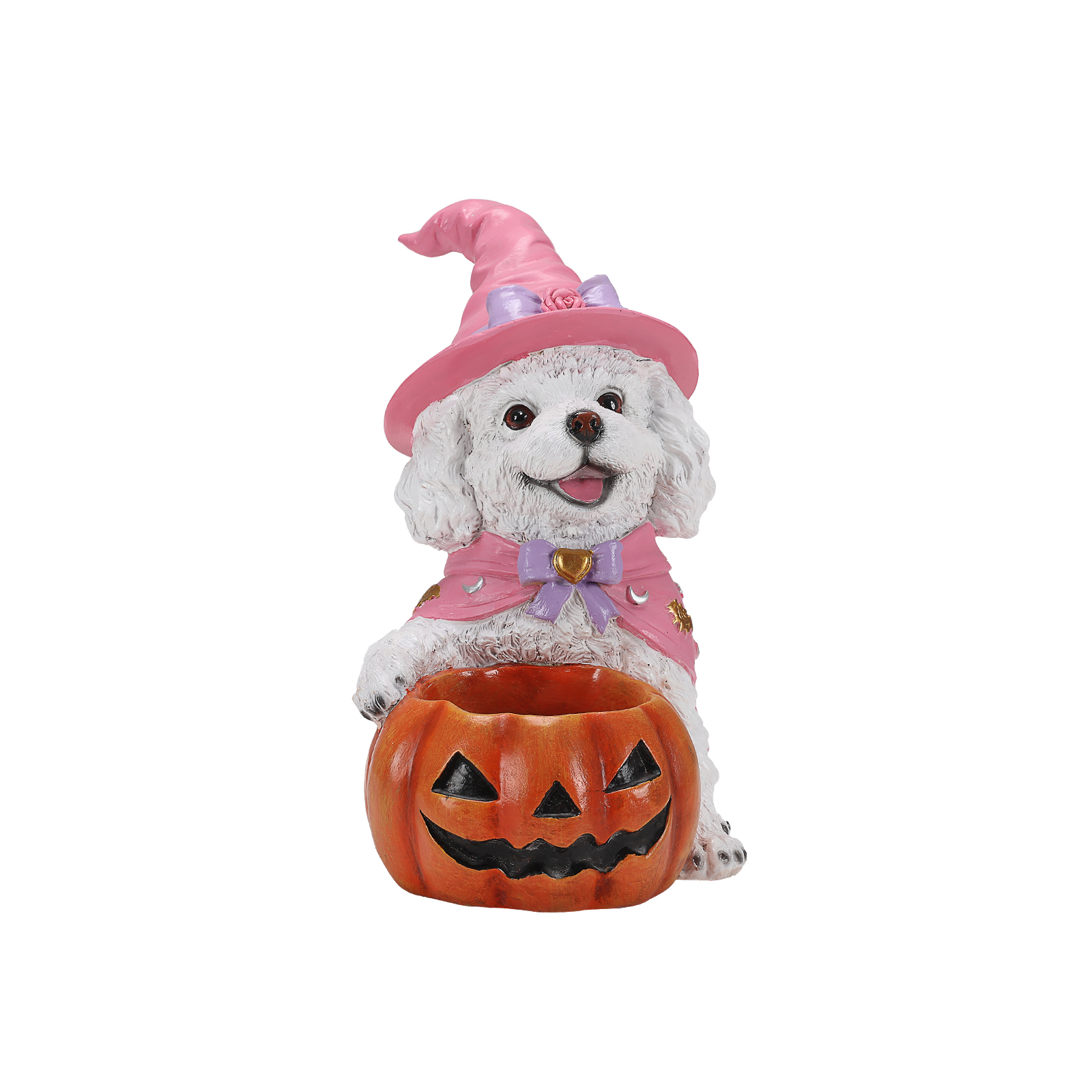 Halloween White Teddy Puppy Figurine image 12