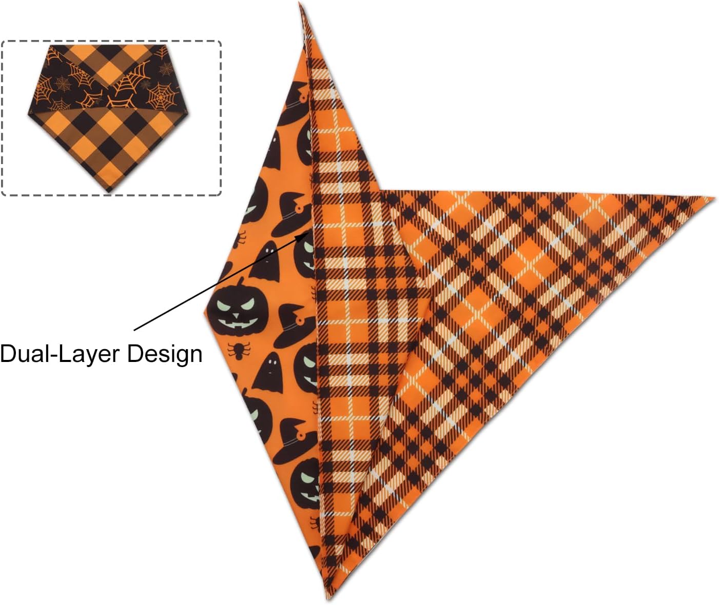 Fall Reversible Dog Bandanas image 4