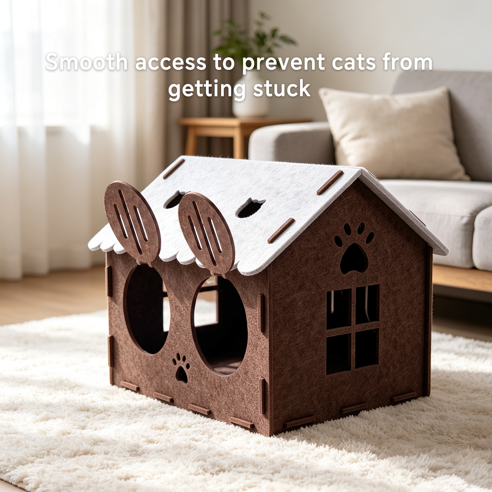 Tent-style House Cat Bed image 6