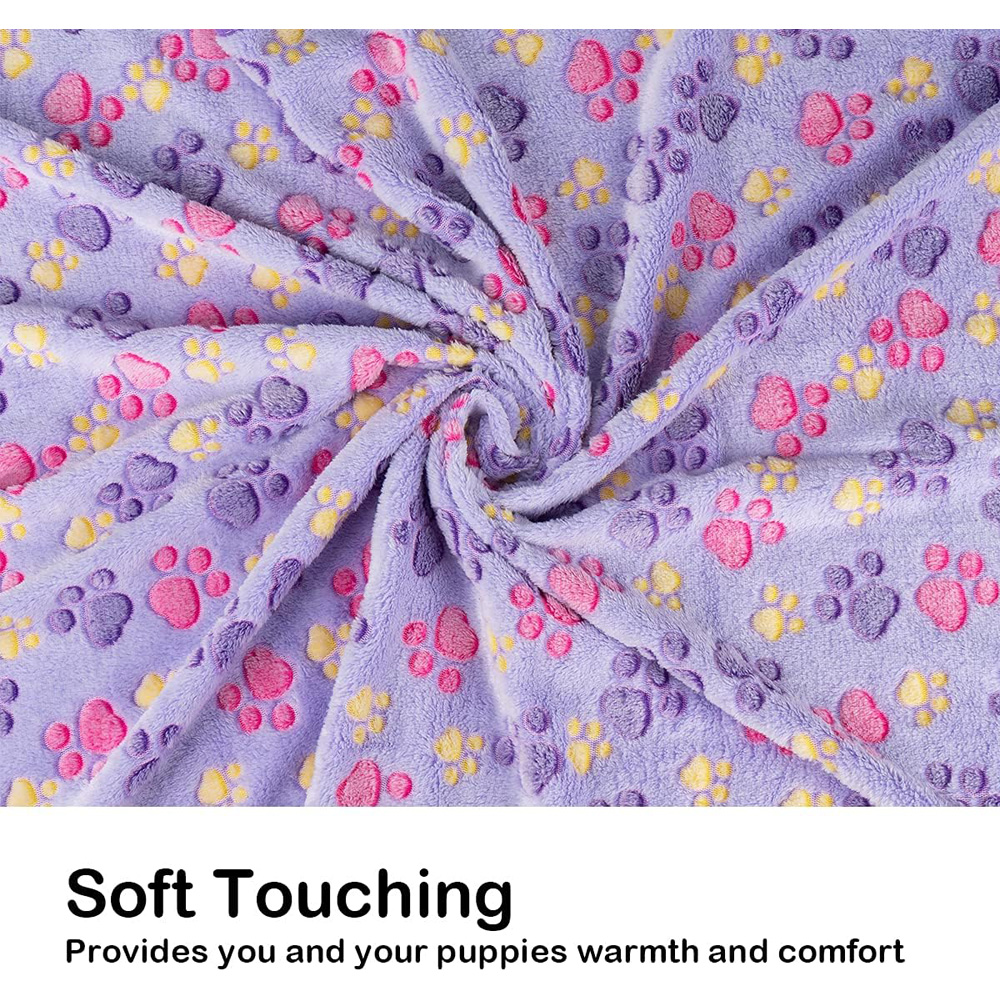 Soft Plush Paw Print Pet Blanket image 10