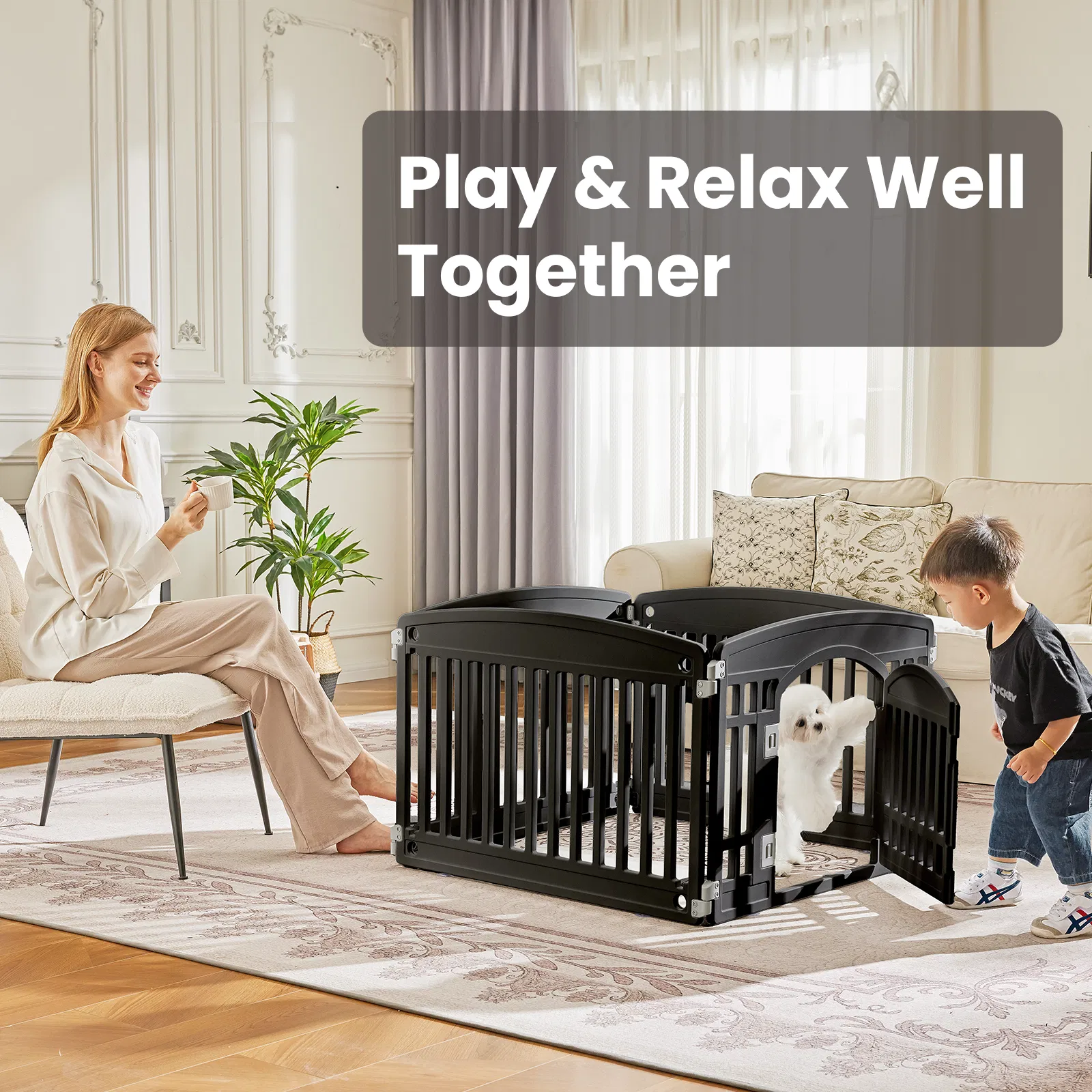 Portable Indoor and Outdoor Dog Playpen image 5