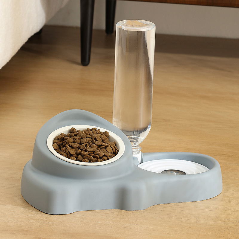 Cat Ceramic Double Automatic Water Fountain And Feeding Bowl image 10