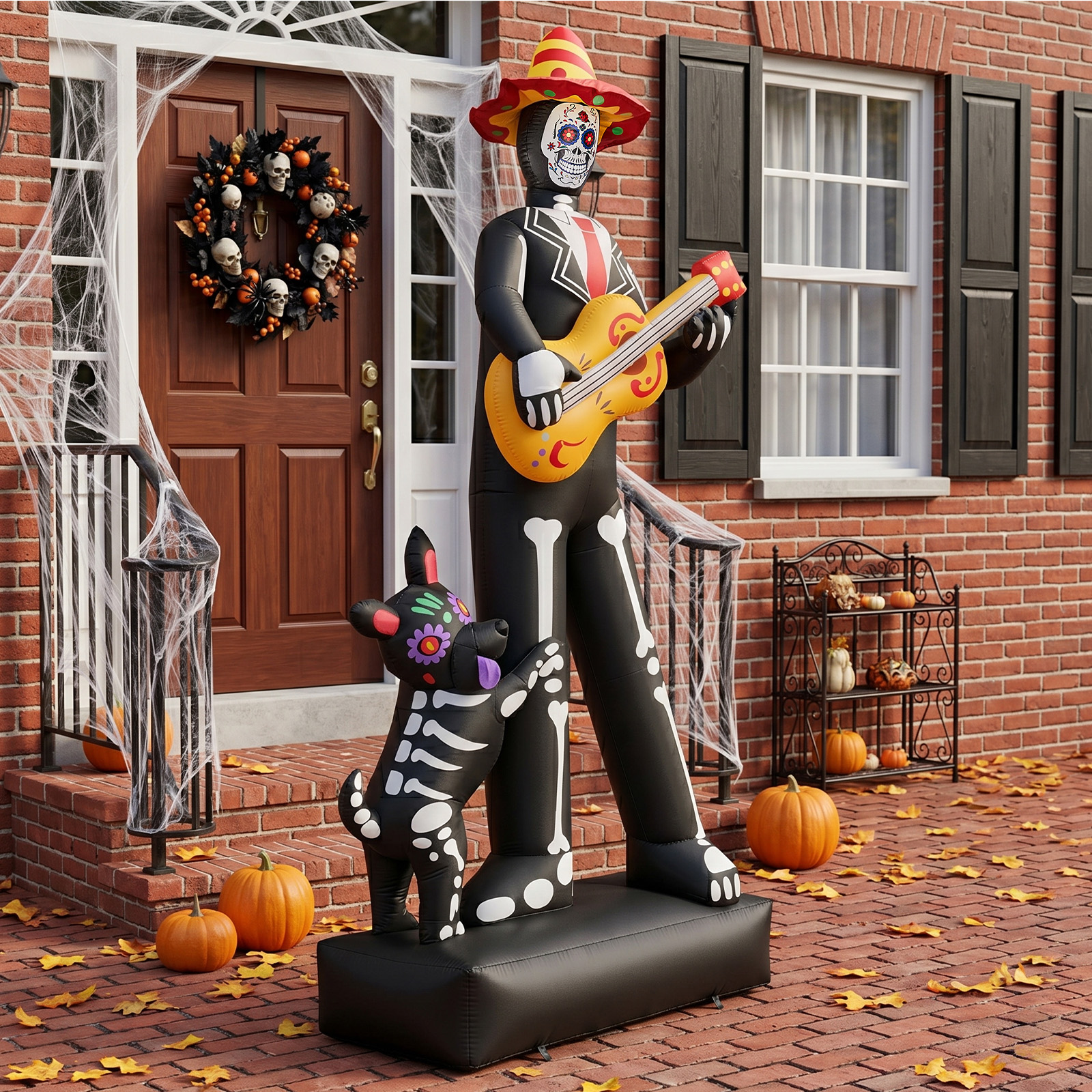 Ghostly Musician With Dog Halloween Inflatable image 11