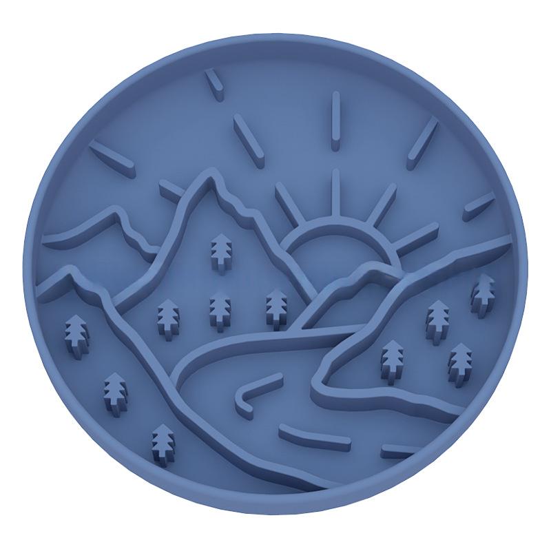Dog Anti-choking Slow-feeding Silicone Dog Bowl image 3