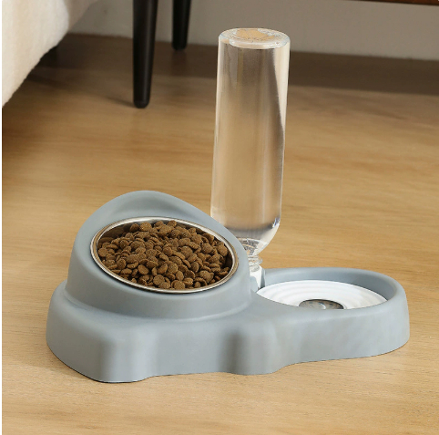 Cat Ceramic Double Automatic Water Fountain And Feeding Bowl image 5