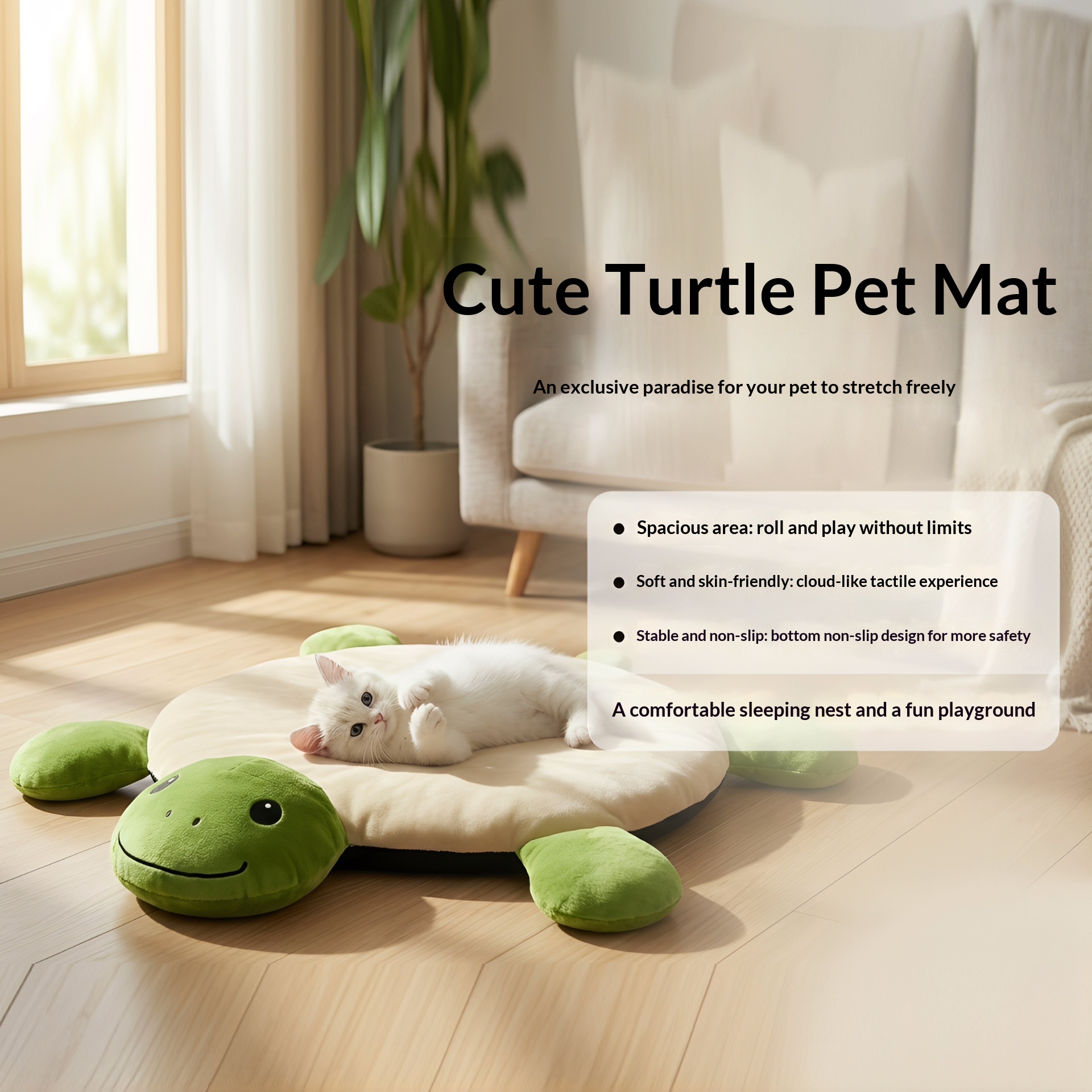 Portable Non-Slip Pet Sleeping Mat image 2
